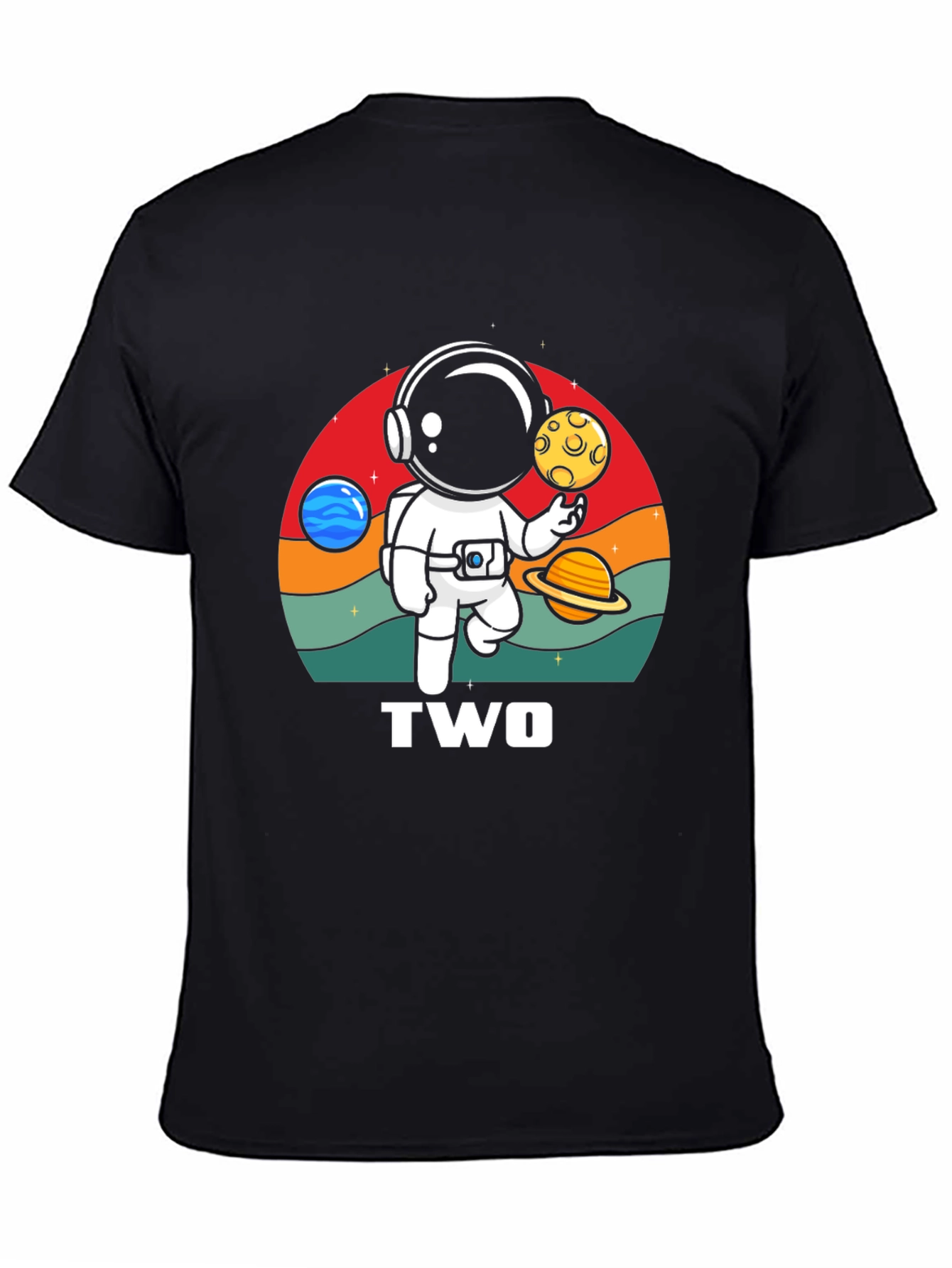 Astronaut Two Birthday T-Shirt