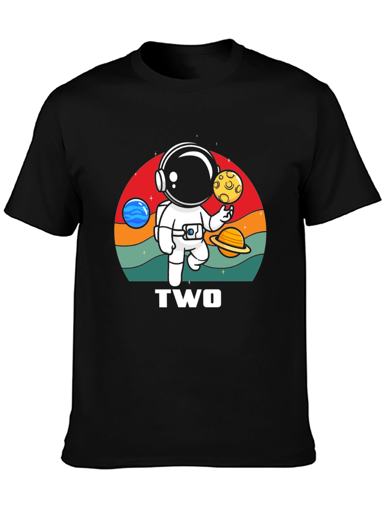 Astronaut Two Birthday T-Shirt