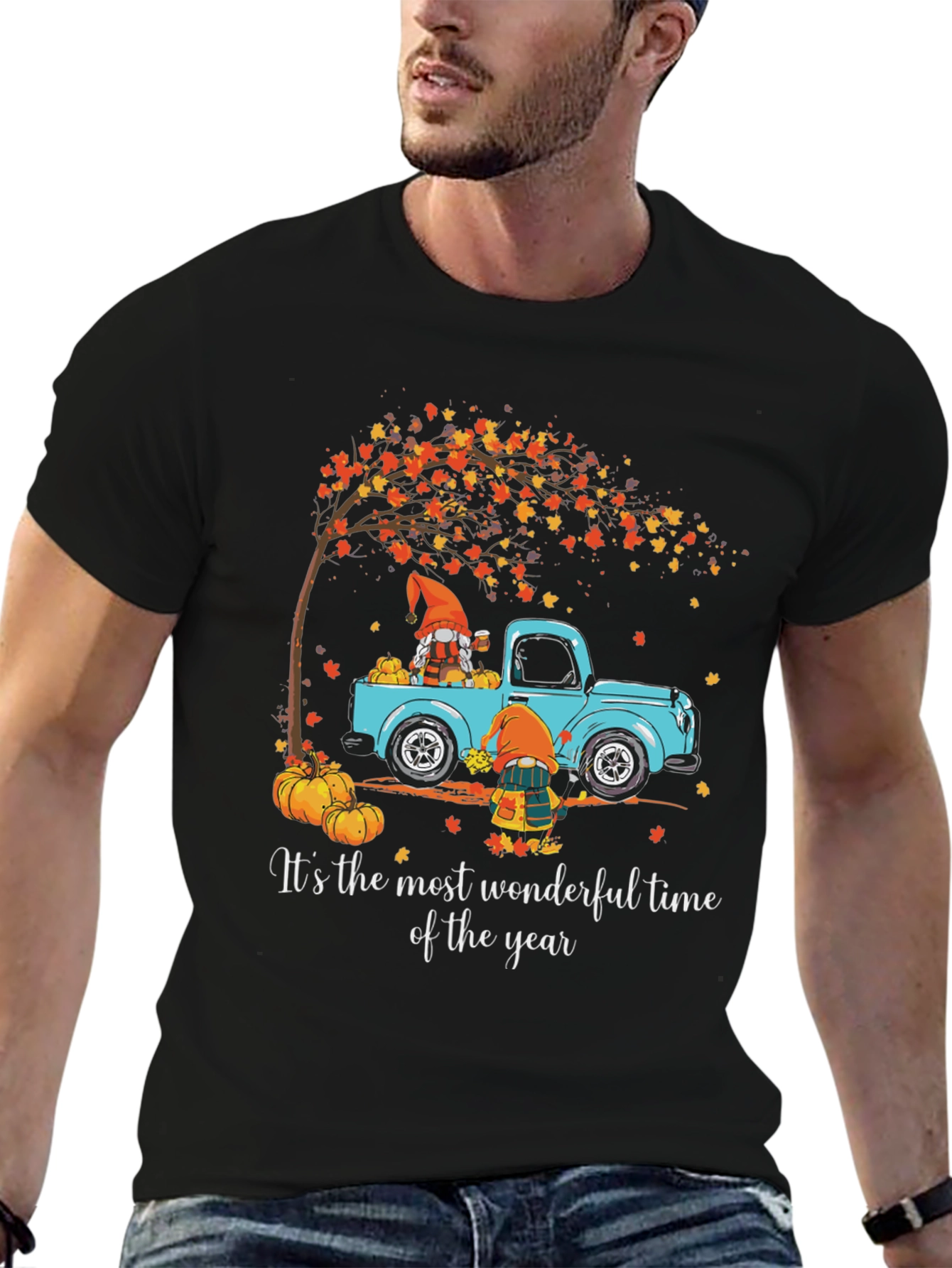 Fall Truck Gnome T-Shirt