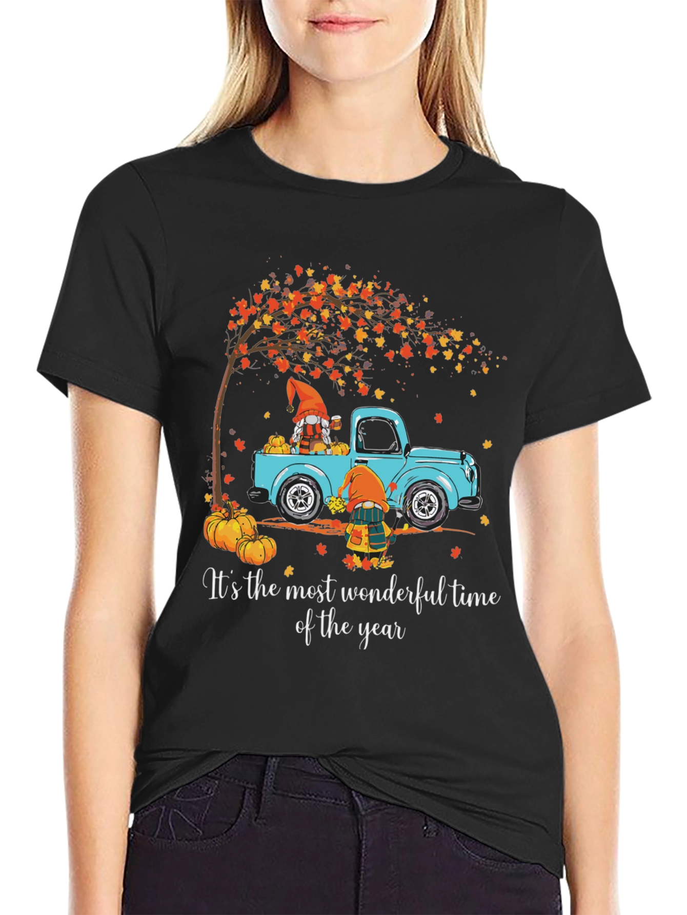 Fall Truck Gnome T-Shirt