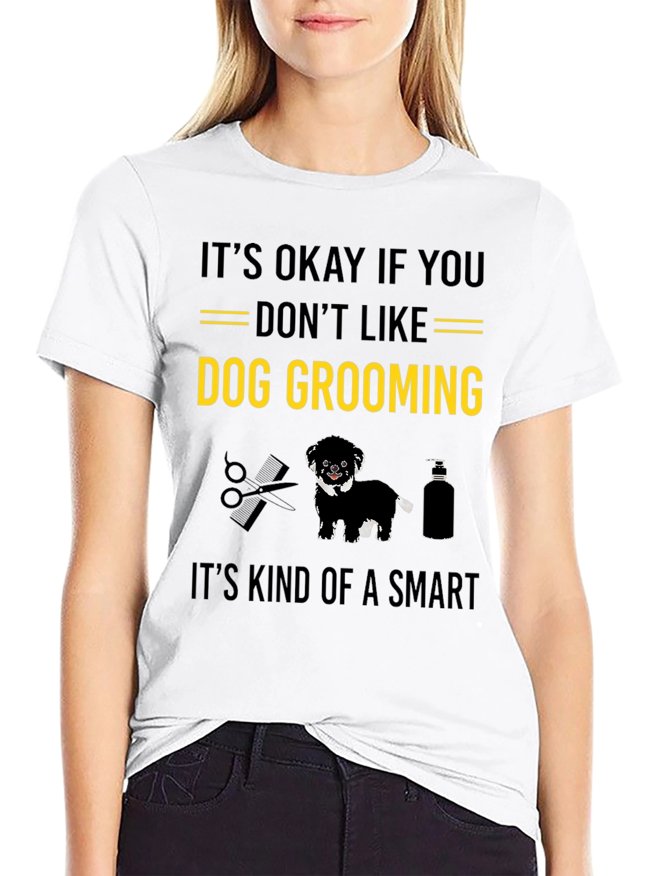 Dog Grooming Graphic Tee - Funny Gift