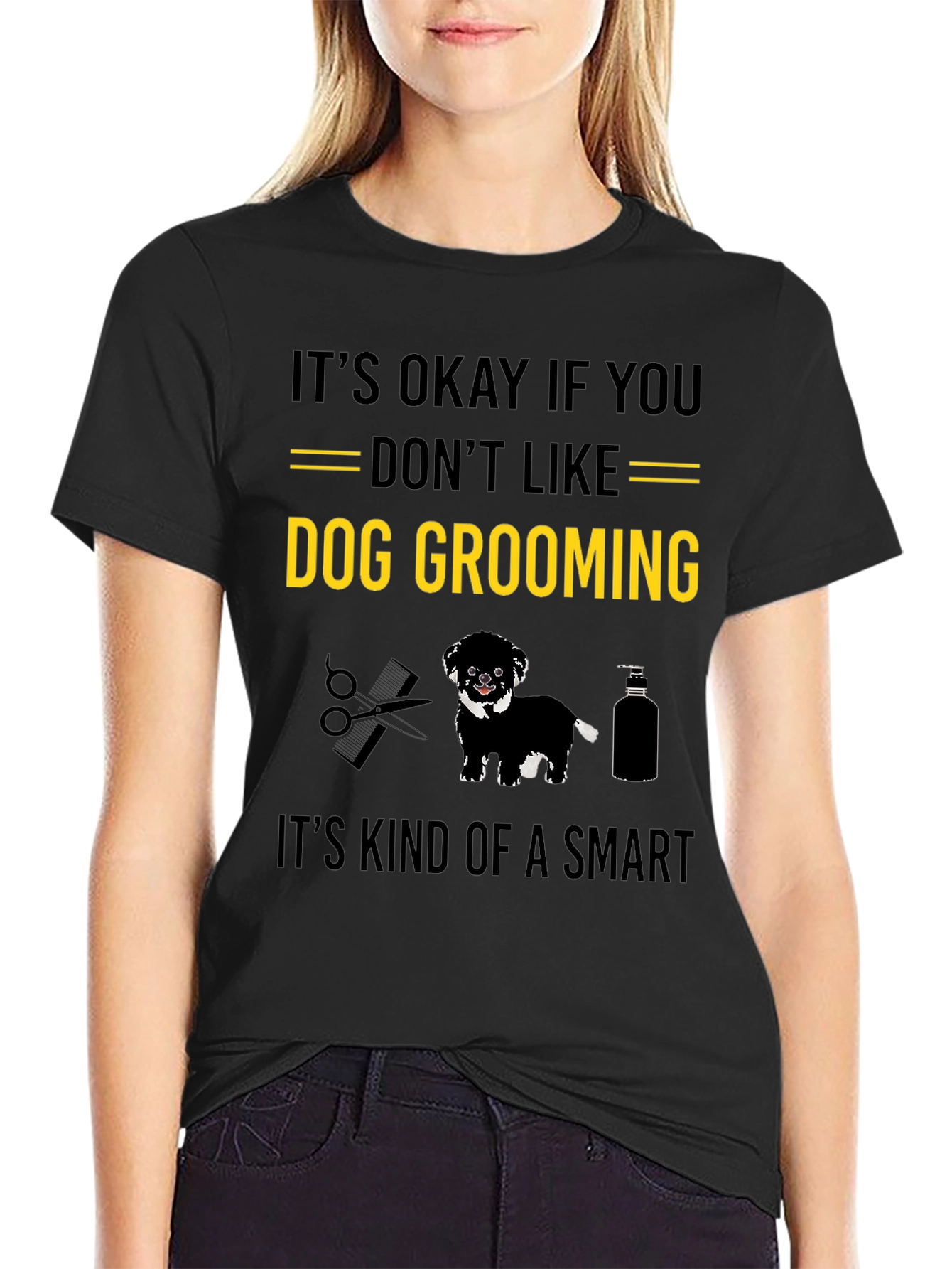 Dog Grooming Graphic Tee - Funny Gift