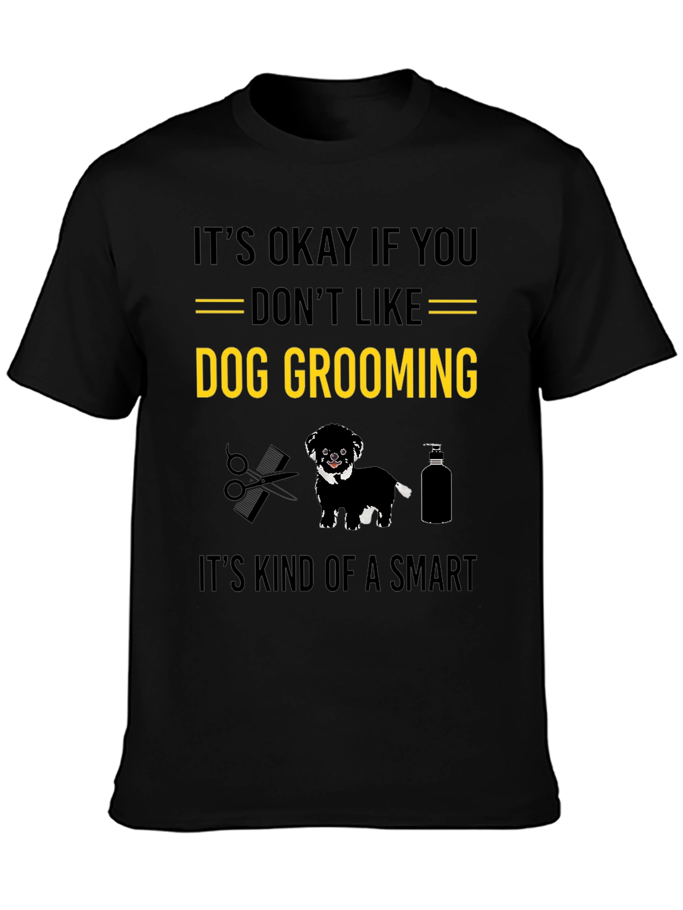 Dog Grooming Graphic Tee - Funny Gift