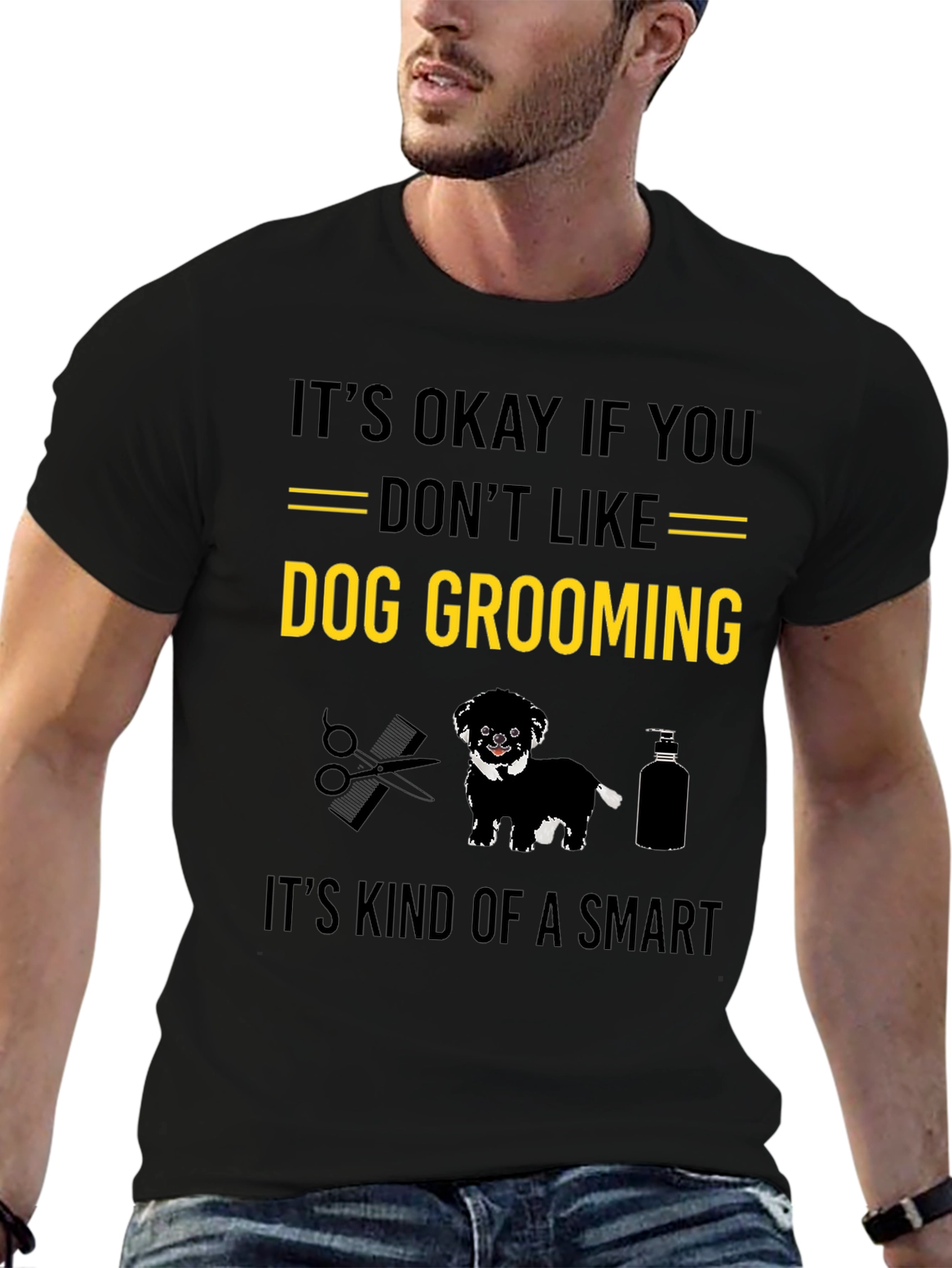 Dog Grooming Graphic Tee - Funny Gift