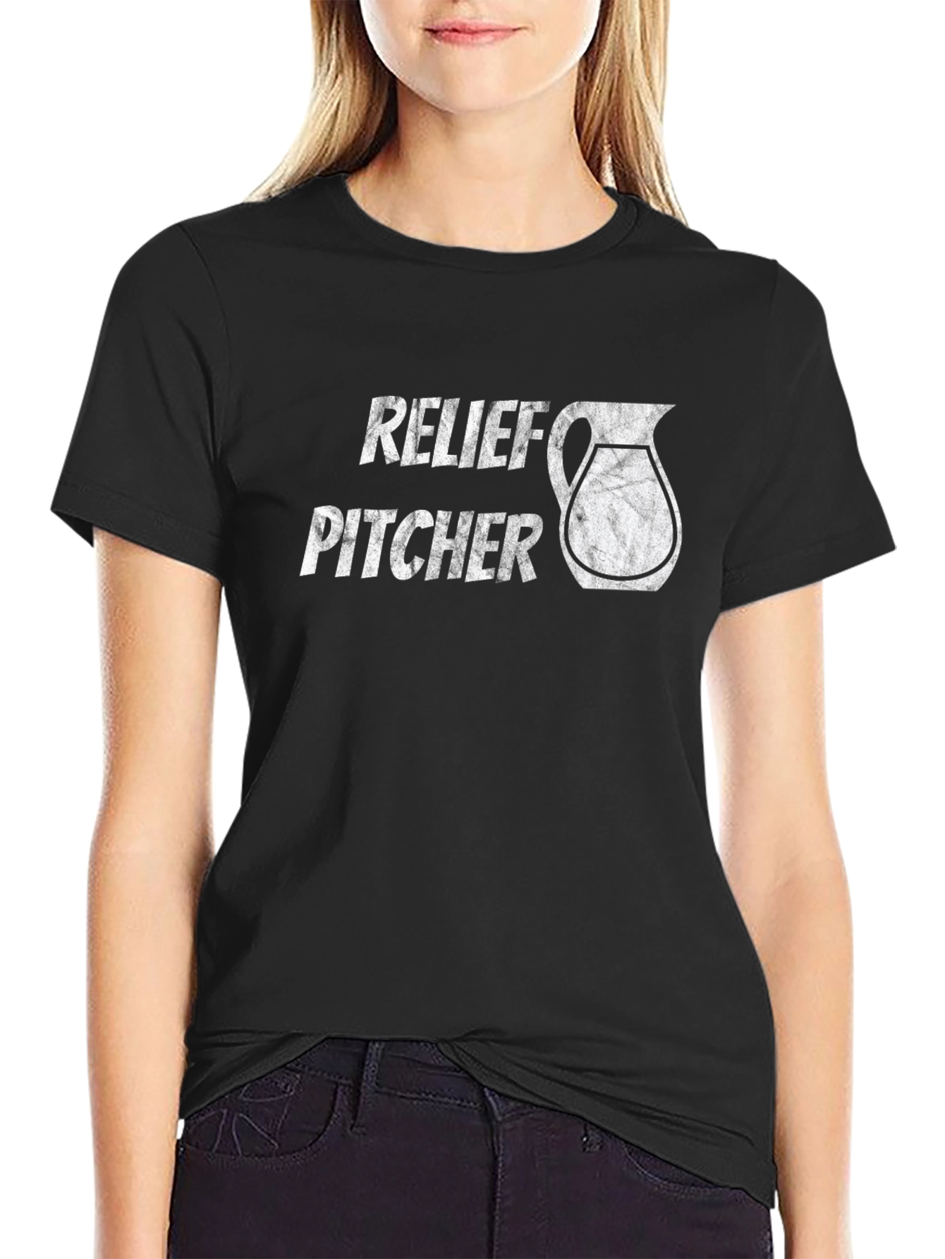 Relief Pitcher Graphic Tee - Baseball Humor