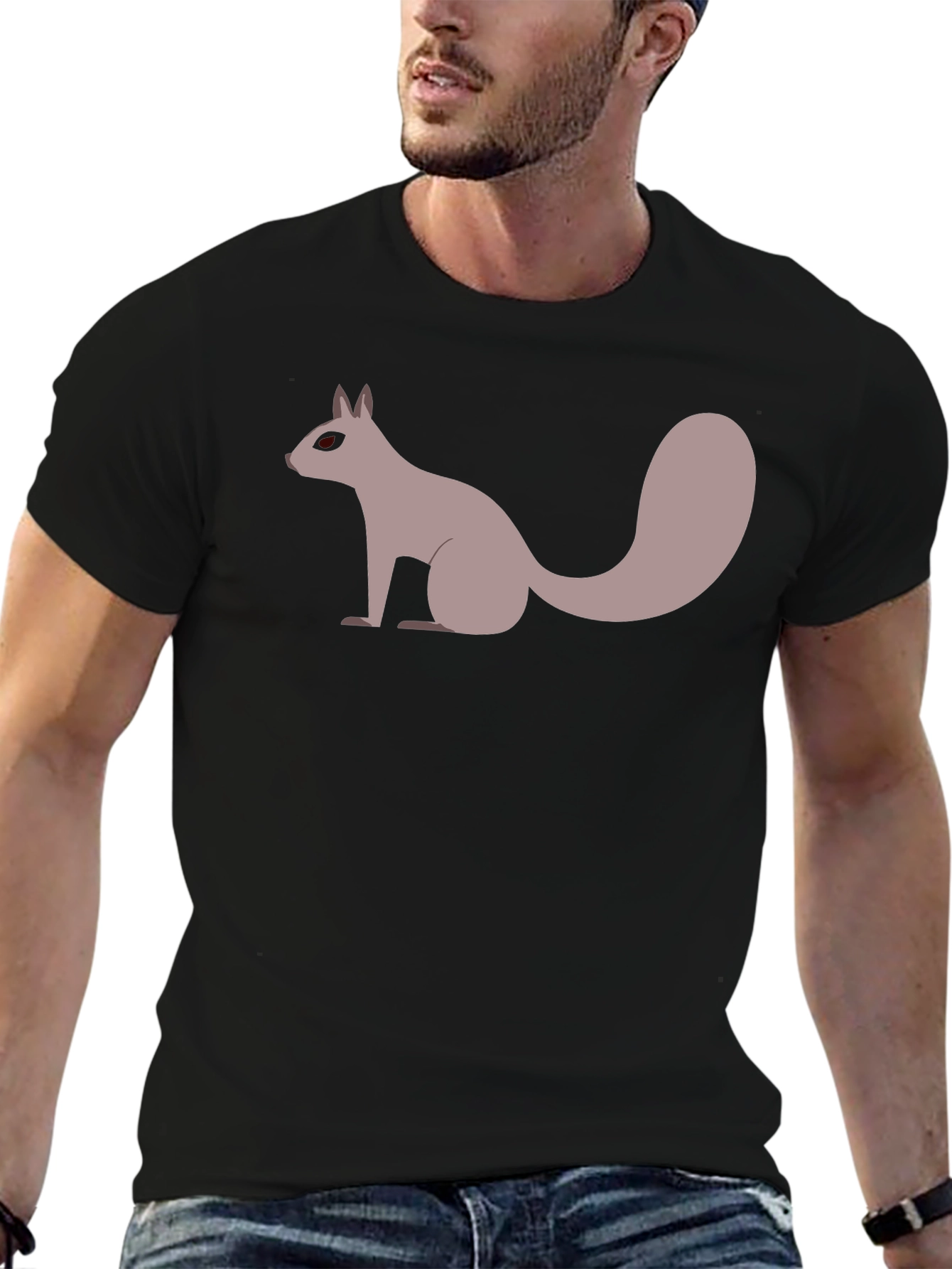 Squirrel Graphic T-Shirt - Unique Animal Design