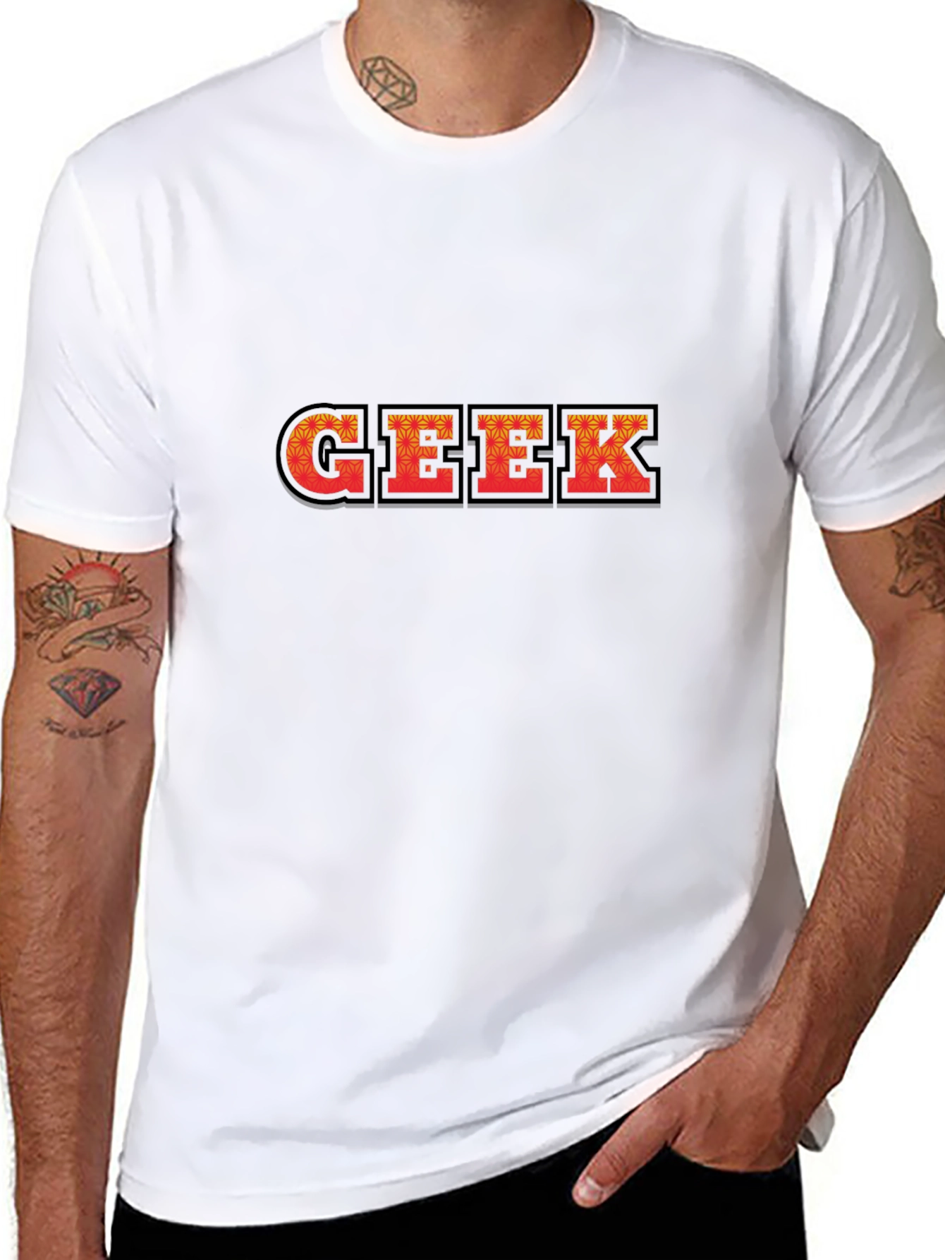 Geek Graphic Black T-Shirt
