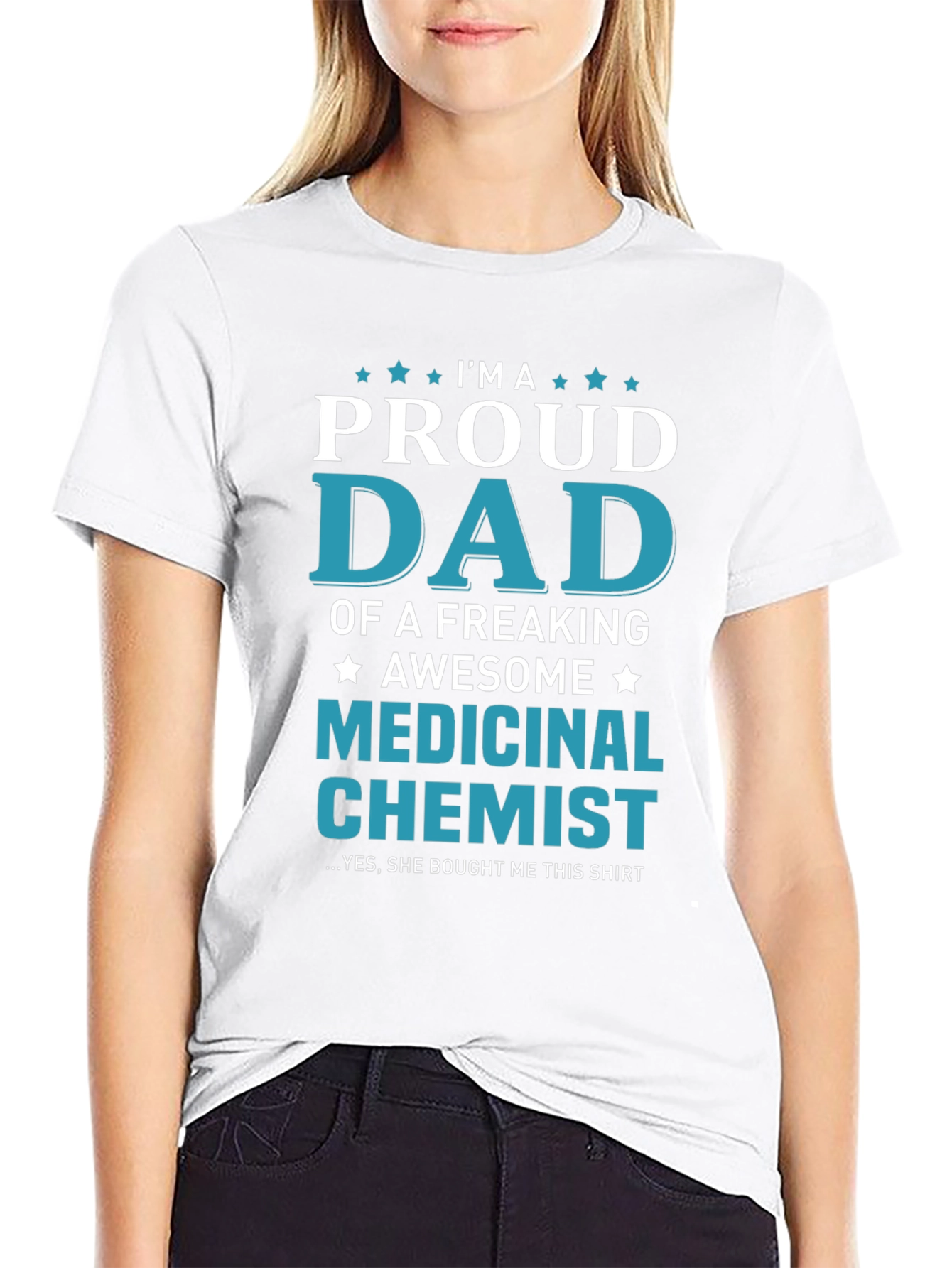 Proud Dad Medicinal Chemist Graphic Tee