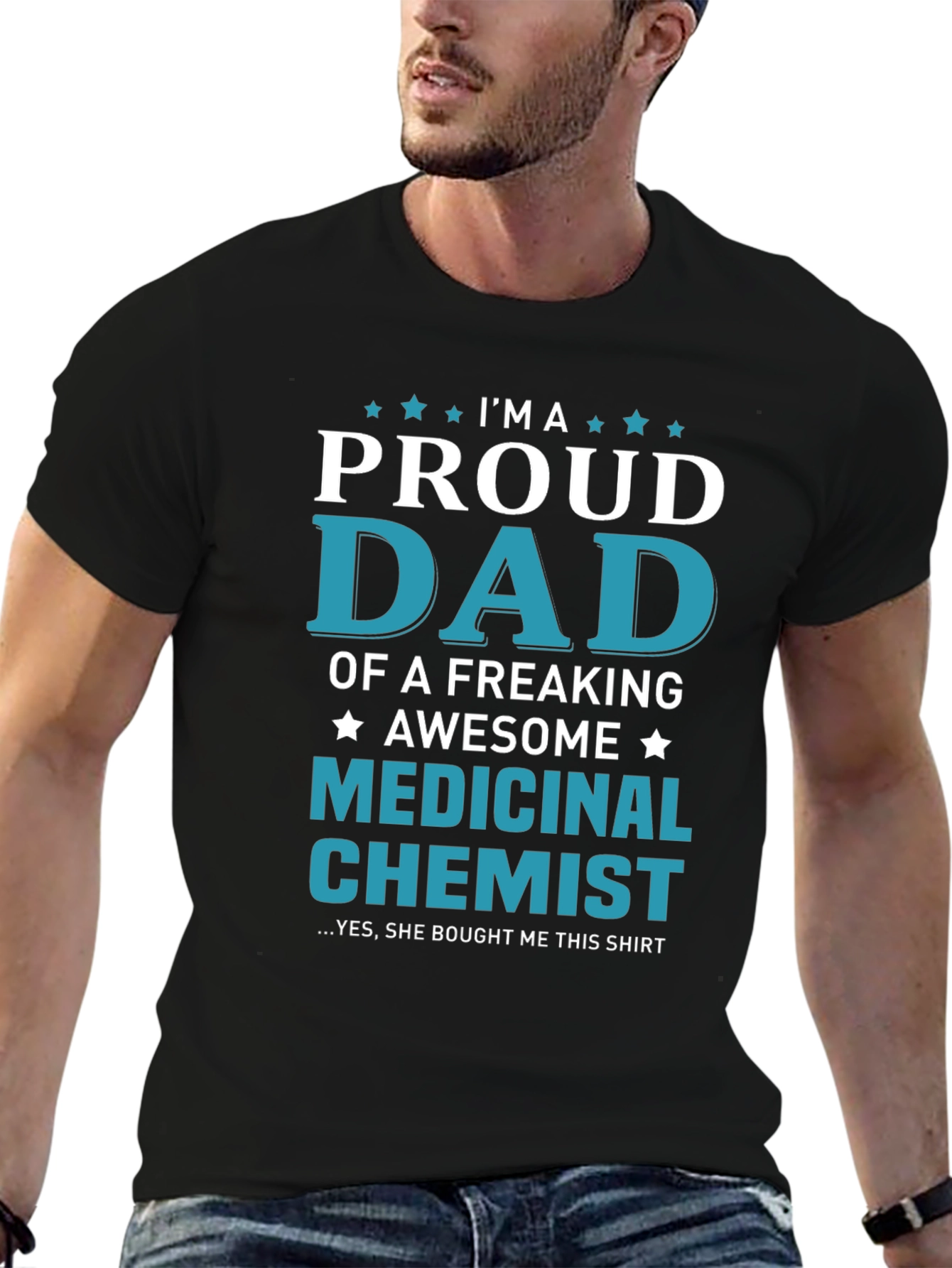 Proud Dad Medicinal Chemist Graphic Tee