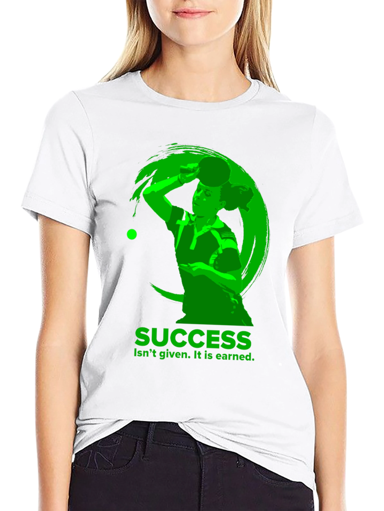 Success Table Tennis T-Shirt - Earned Not Given