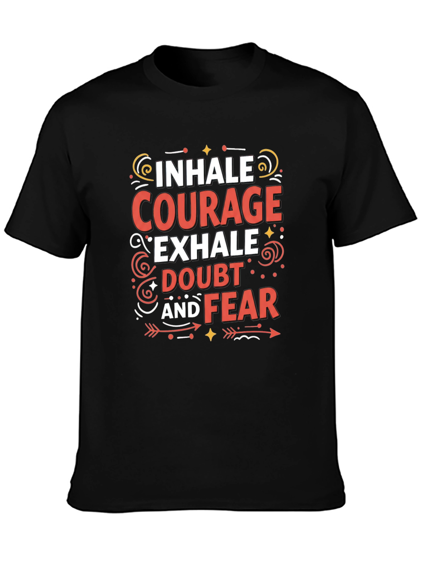 Inhale Courage Graphic T-Shirt