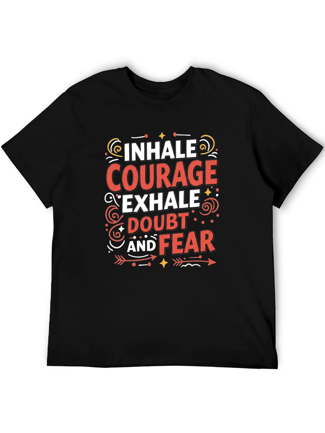 Inhale Courage Graphic T-Shirt