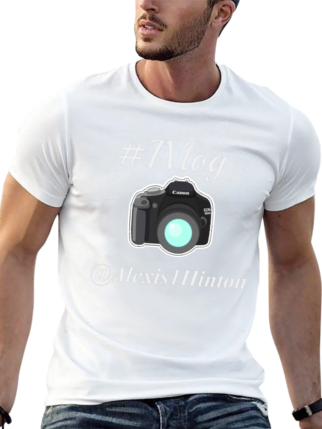 Vlog Camera Graphic Black T-Shirt