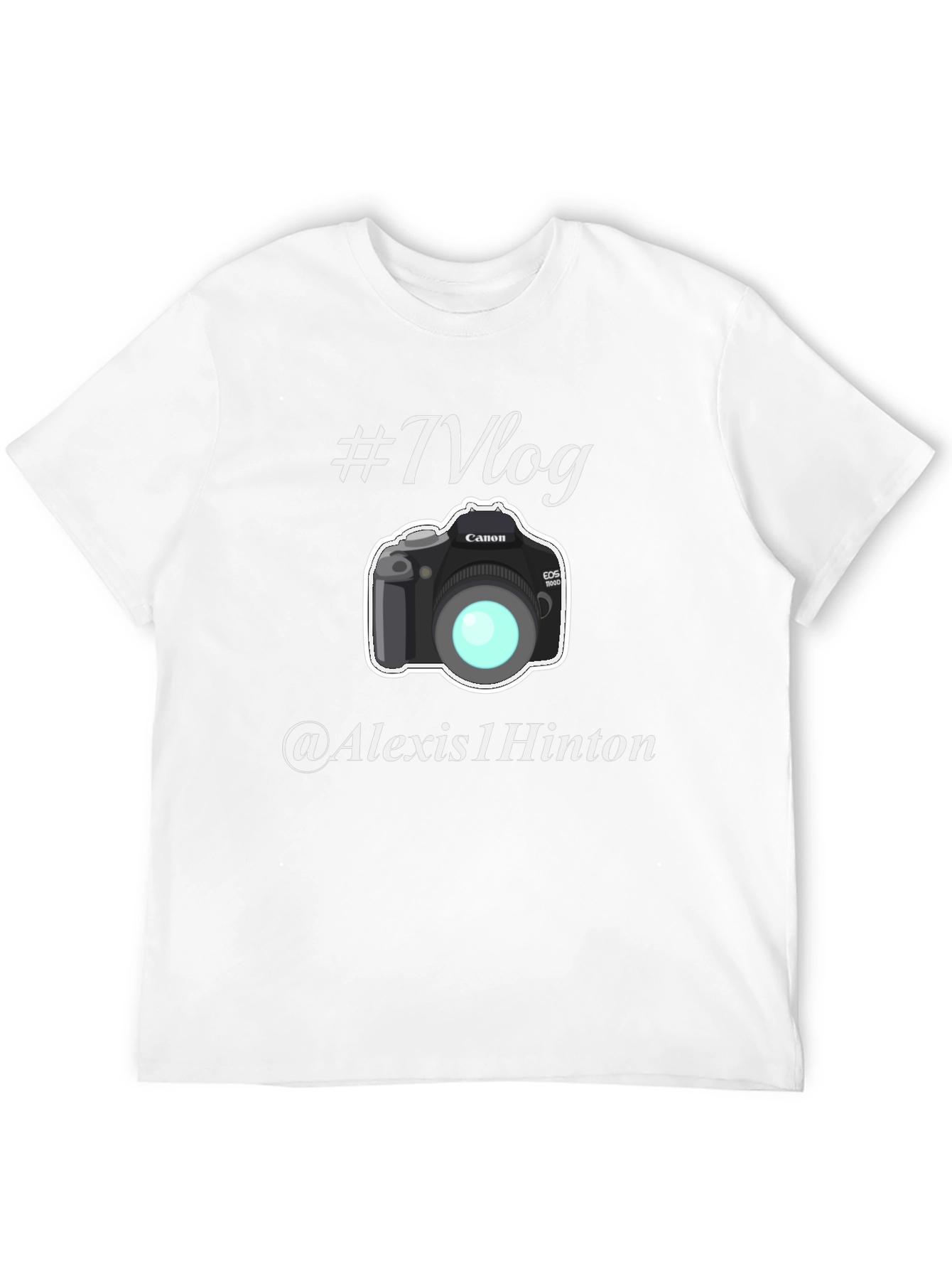 Vlog Camera Graphic Black T-Shirt