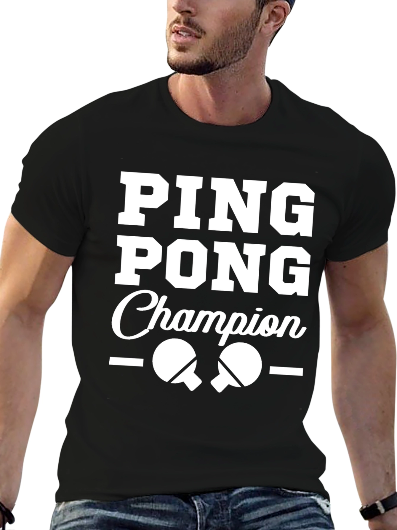 Ping Pong Champion Graphic T-Shirt