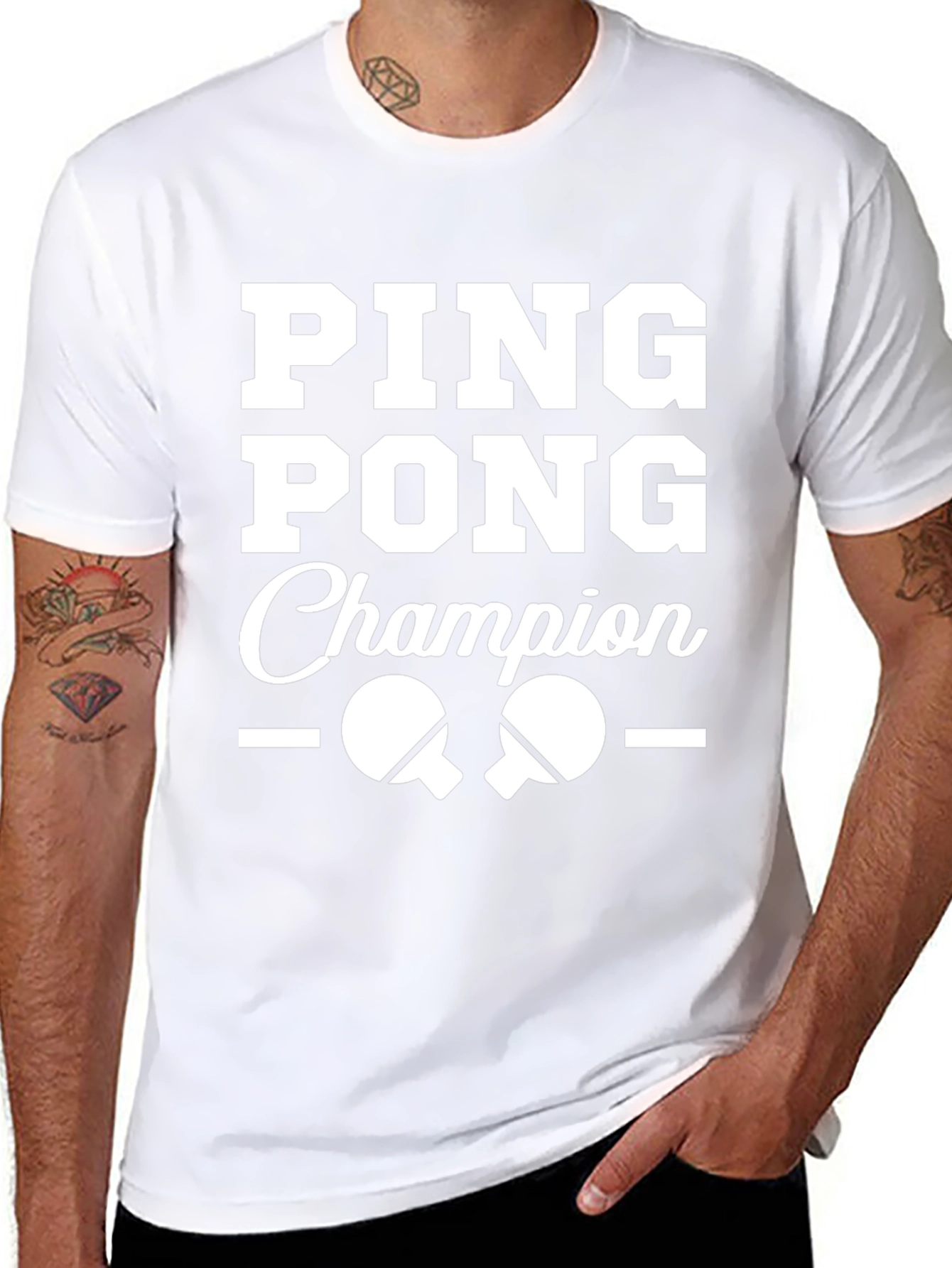 Ping Pong Champion Graphic T-Shirt