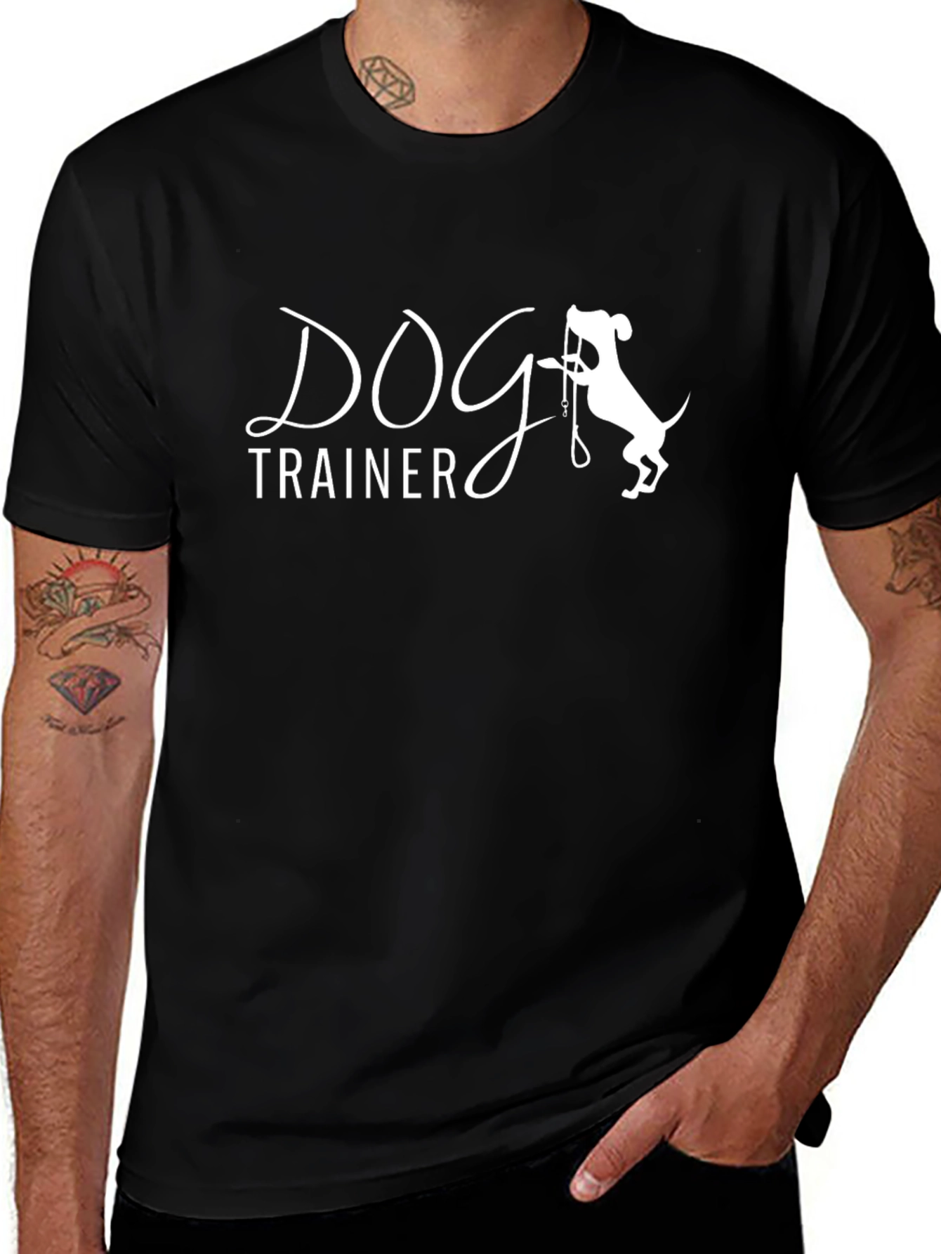 Dog Trainer T-Shirt - Unisex Black Tee
