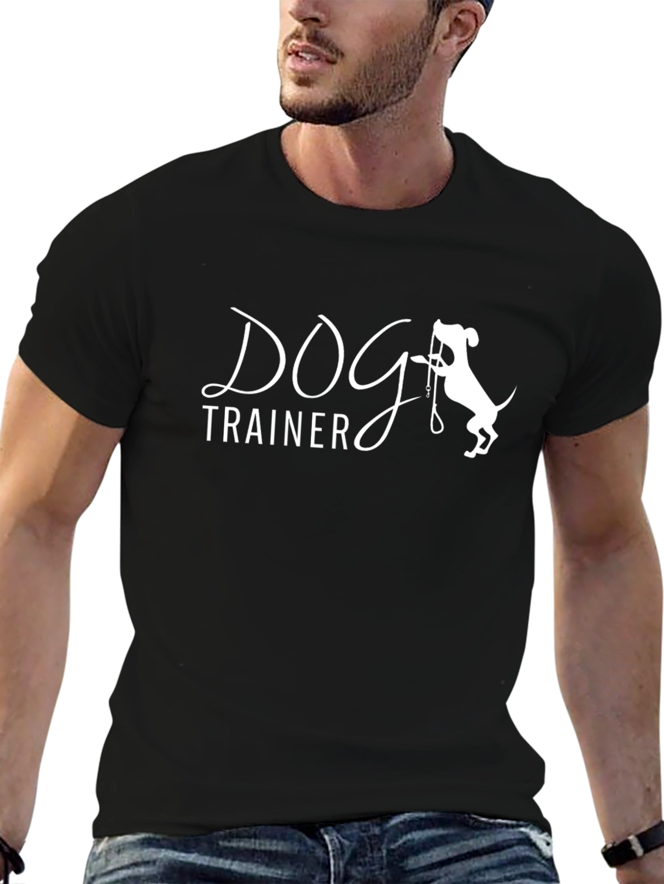 Dog Trainer T-Shirt - Unisex Black Tee