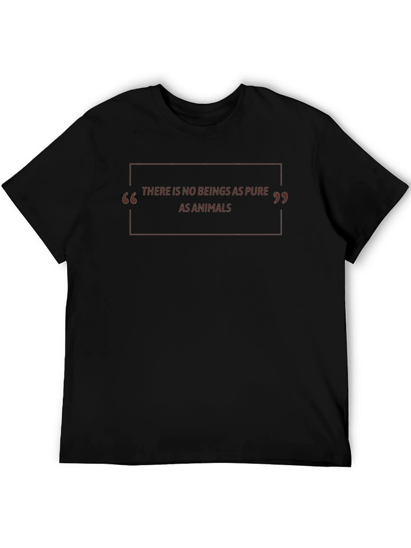 Pure Animal Love Black Graphic Tee