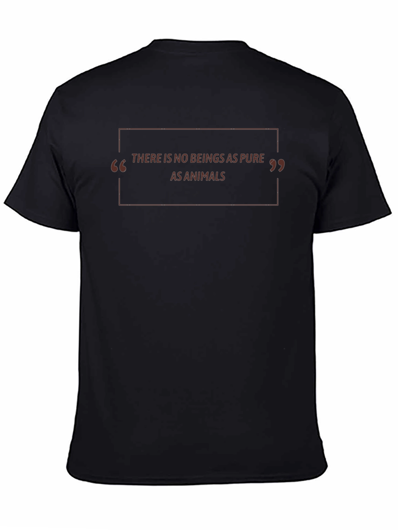 Pure Animal Love Black Graphic Tee