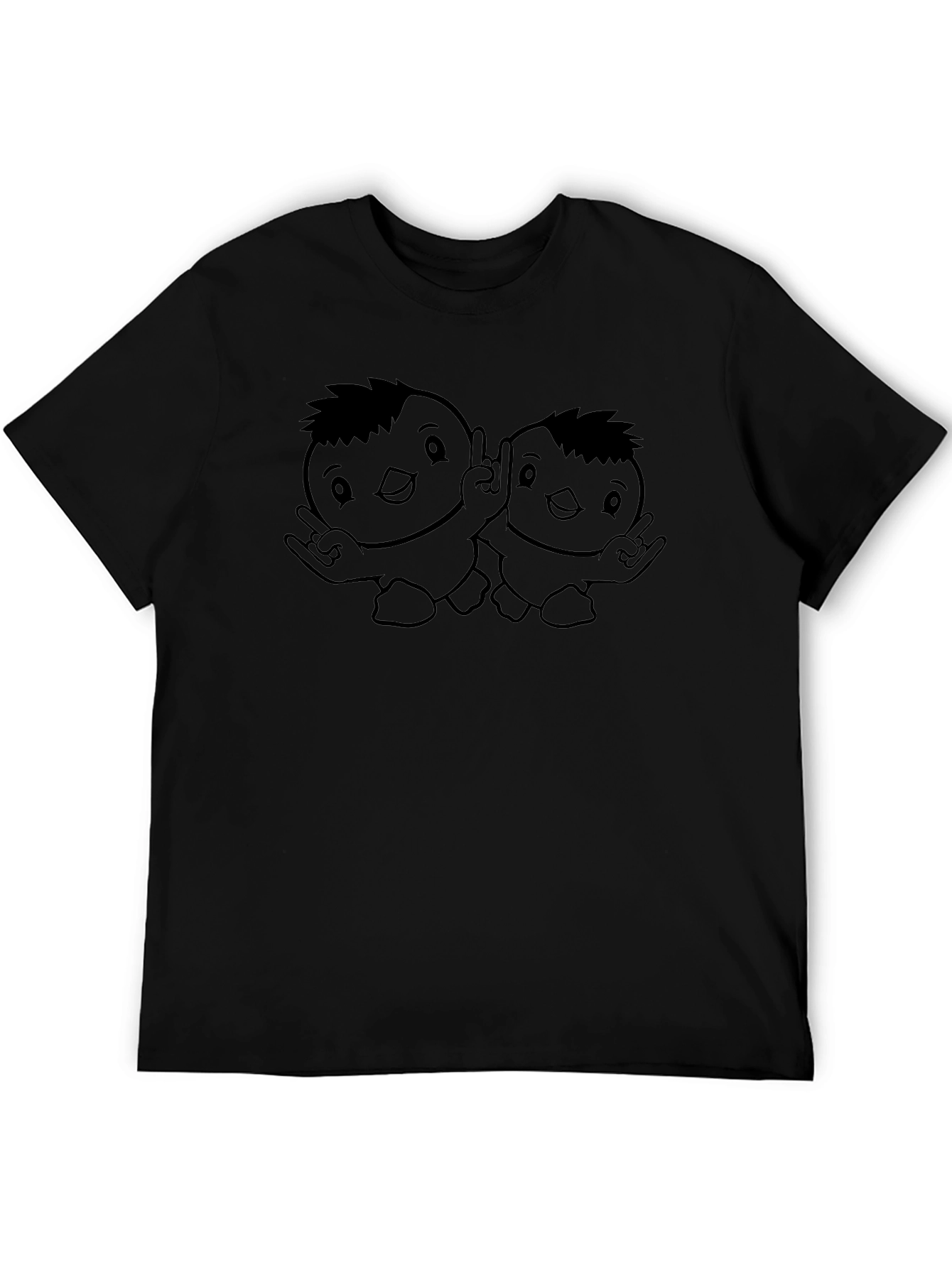 Rockin Chick Tee - Black Cotton T-Shirt