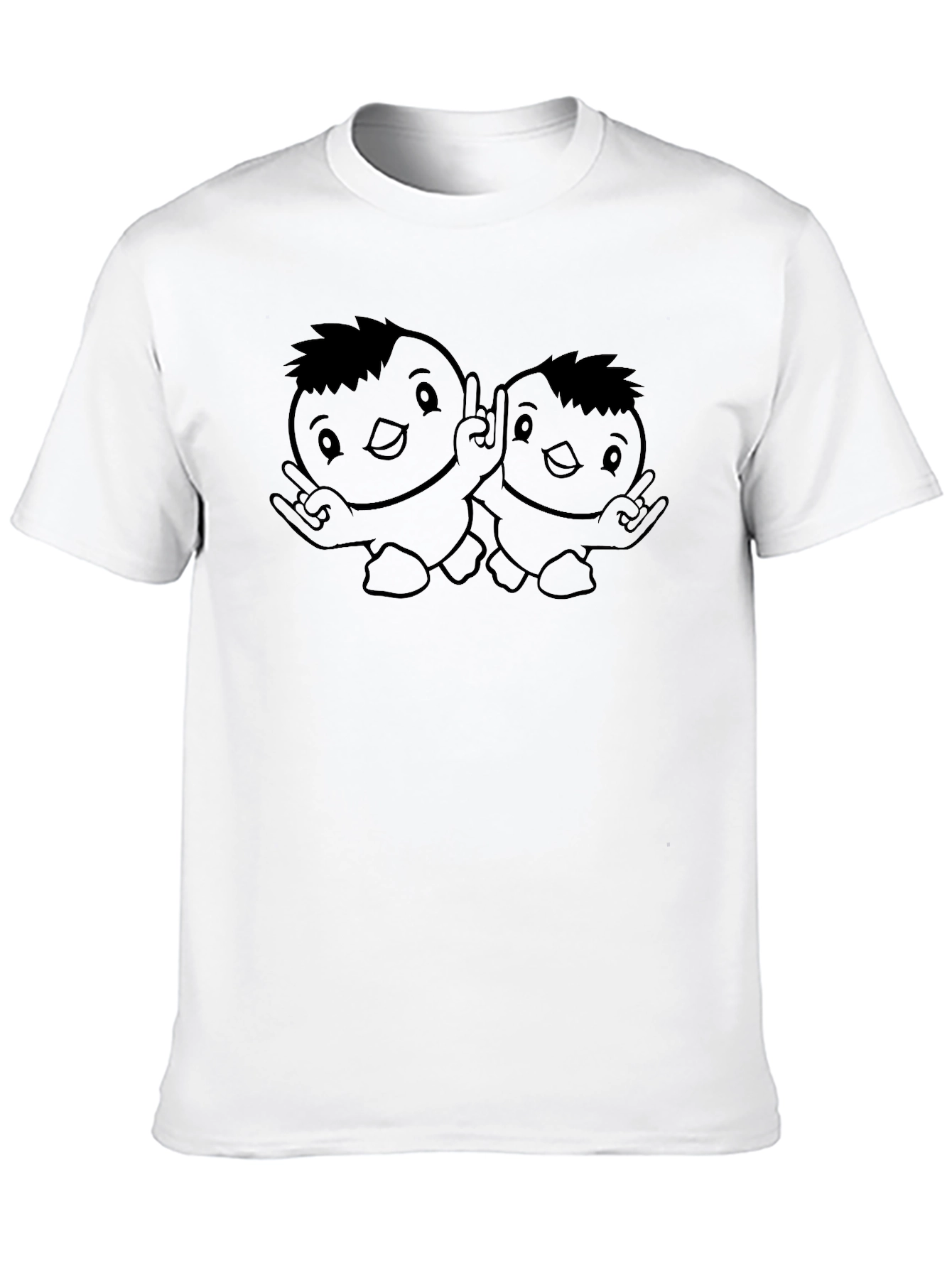 Rockin Chick Tee - Black Cotton T-Shirt
