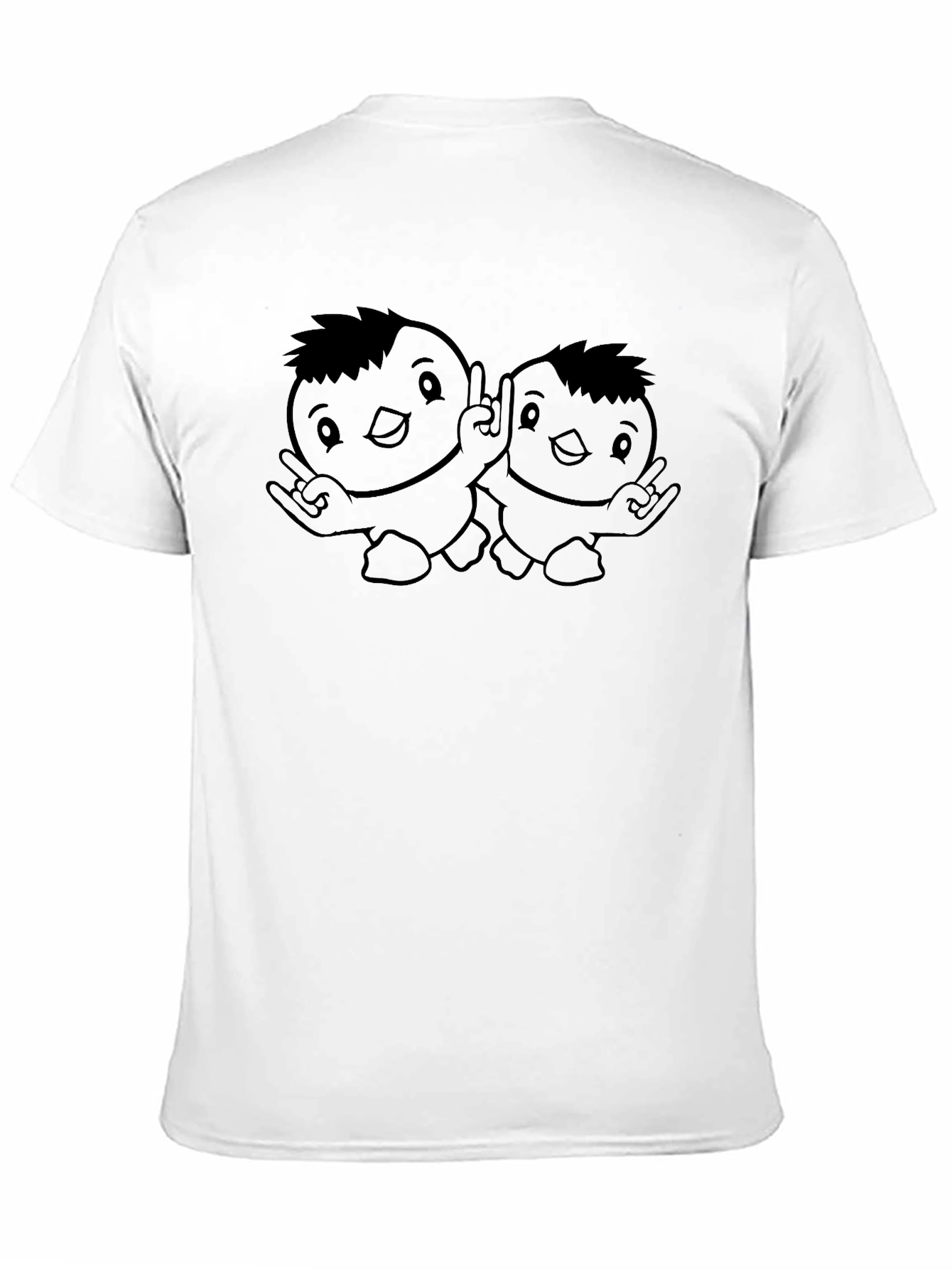 Rockin Chick Tee - Black Cotton T-Shirt