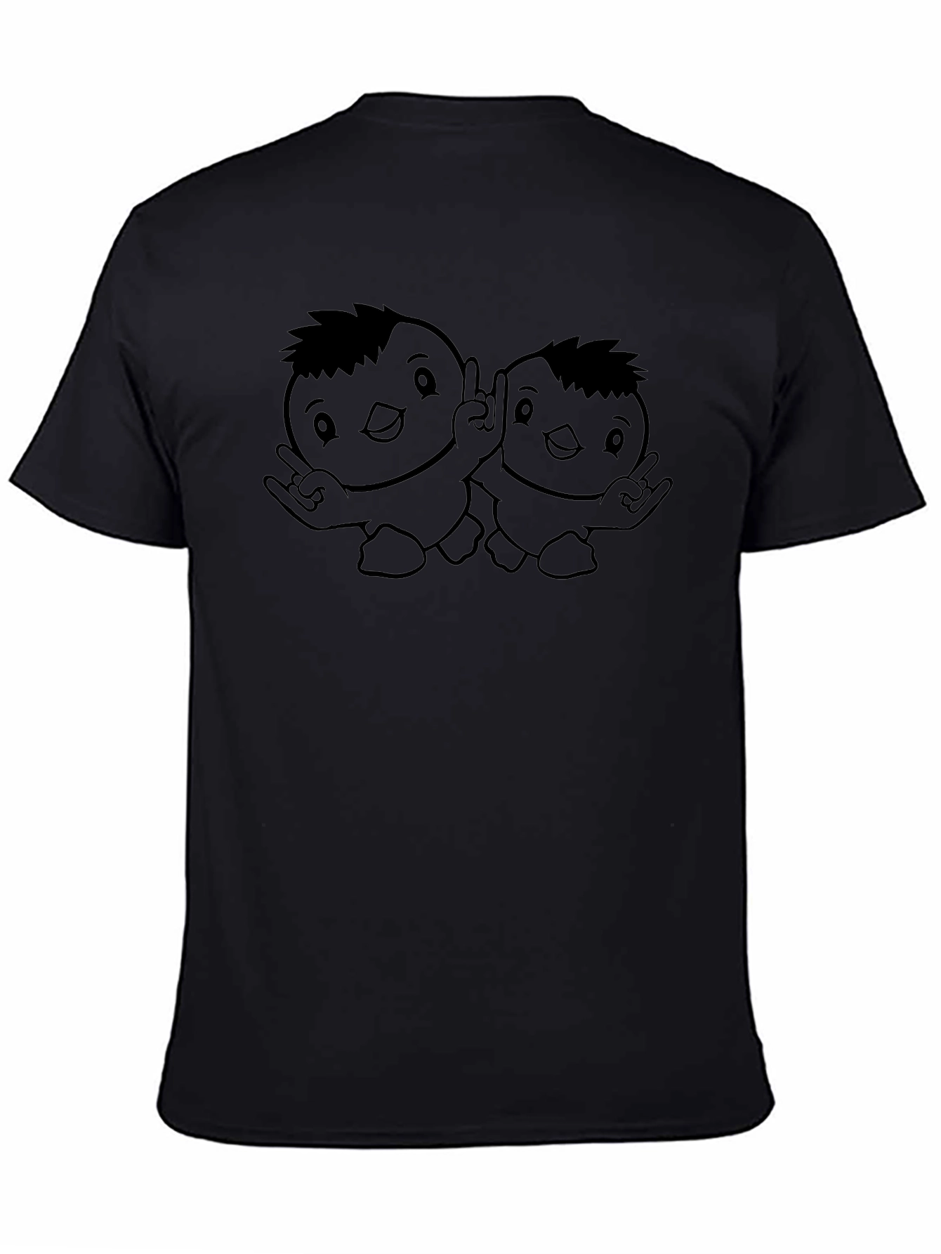 Rockin Chick Tee - Black Cotton T-Shirt