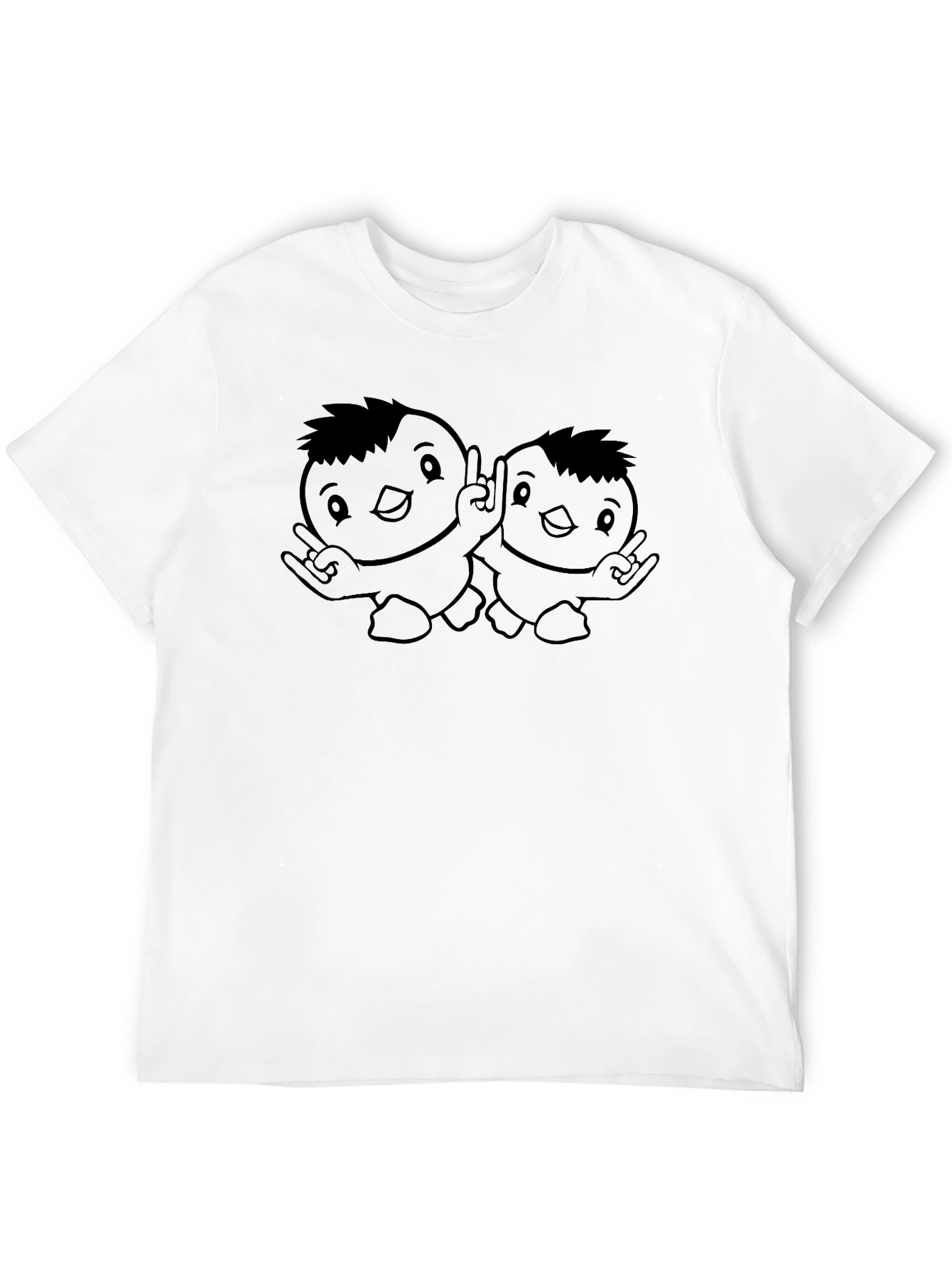Rockin Chick Tee - Black Cotton T-Shirt