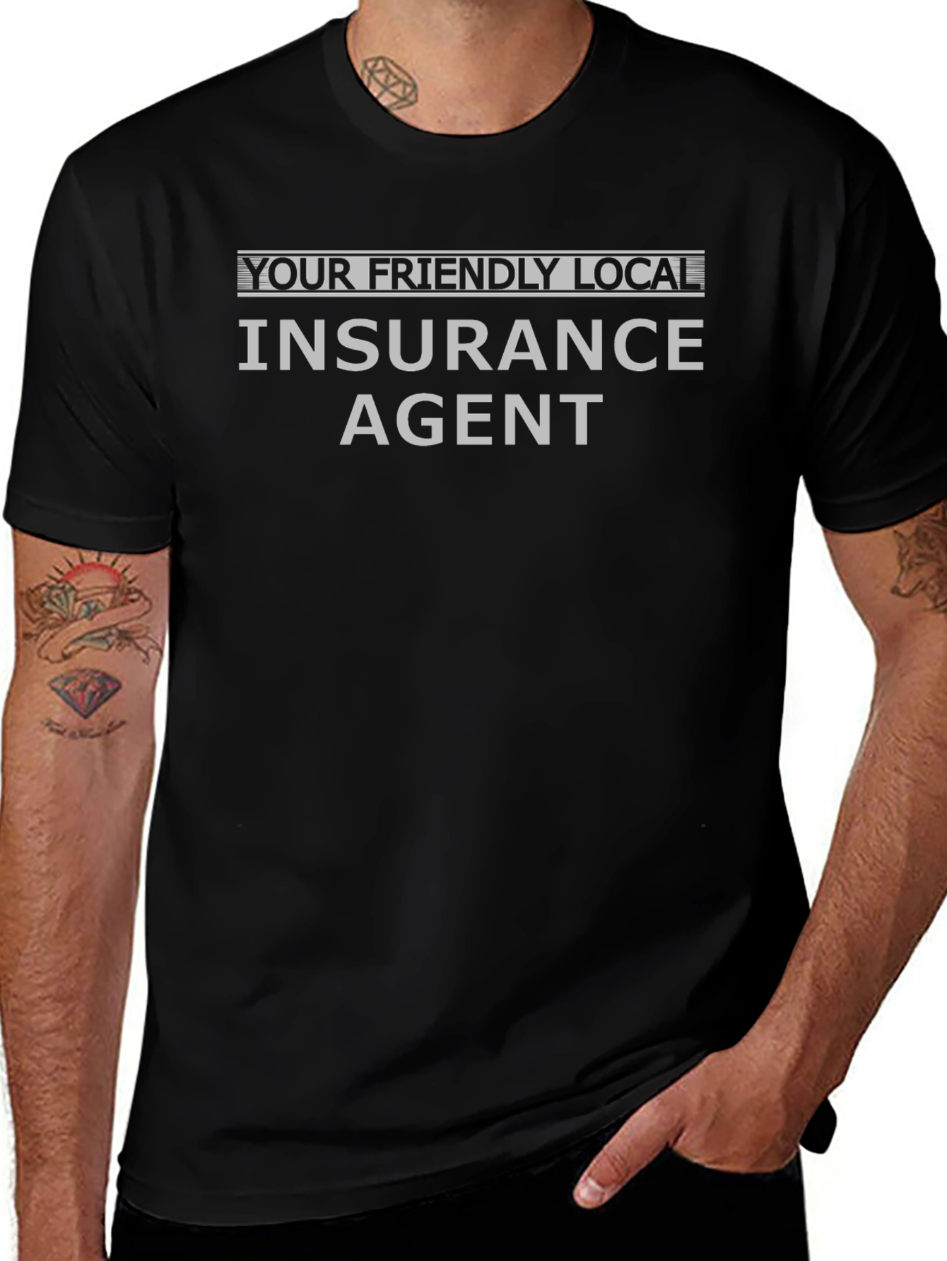 Insurance Agent T-Shirt - Your Friendly Local Style!