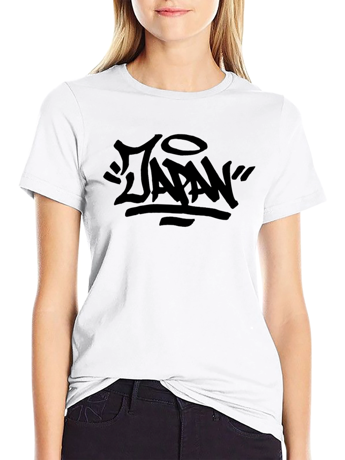 Black Japan Graphic Tee - Casual Streetwear