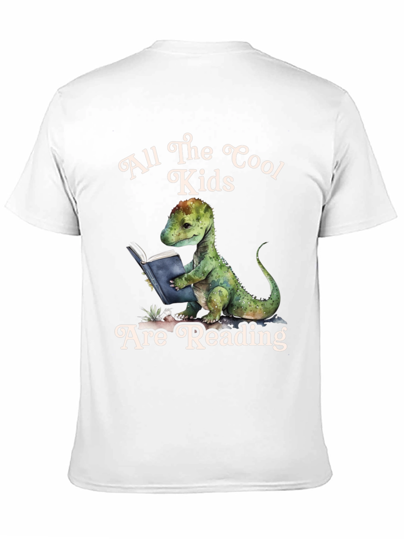 Cool Kids Reading Dinosaur T-Shirt