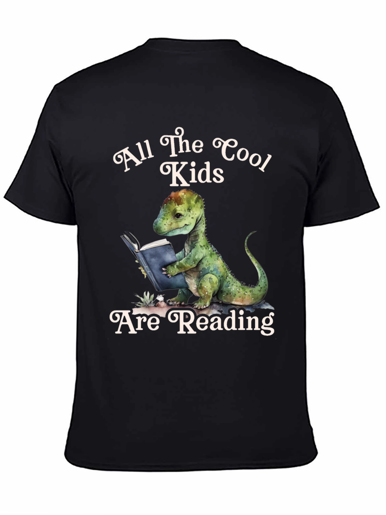 Cool Kids Reading Dinosaur T-Shirt