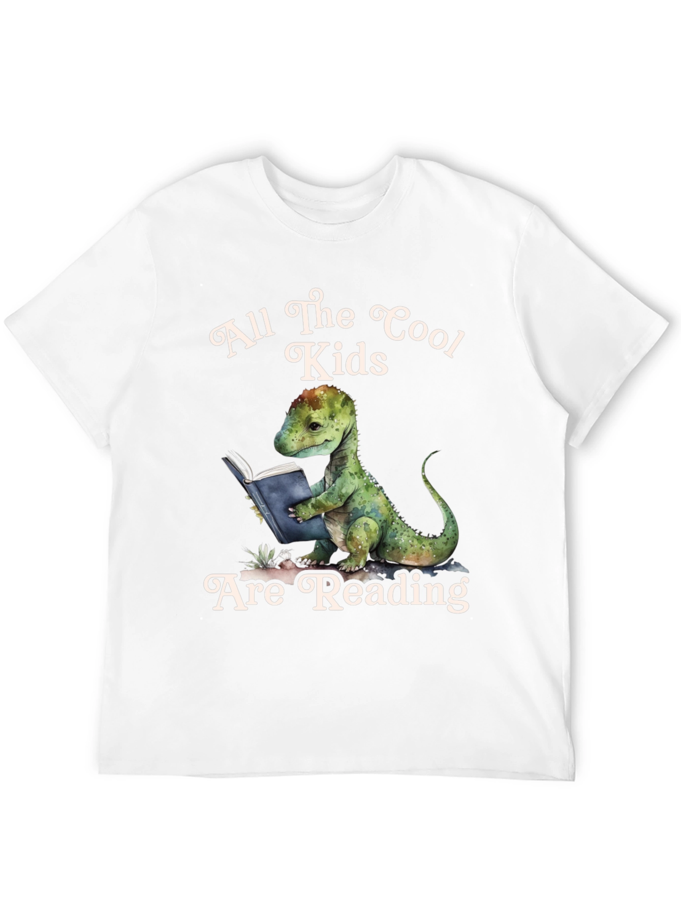 Cool Kids Reading Dinosaur T-Shirt