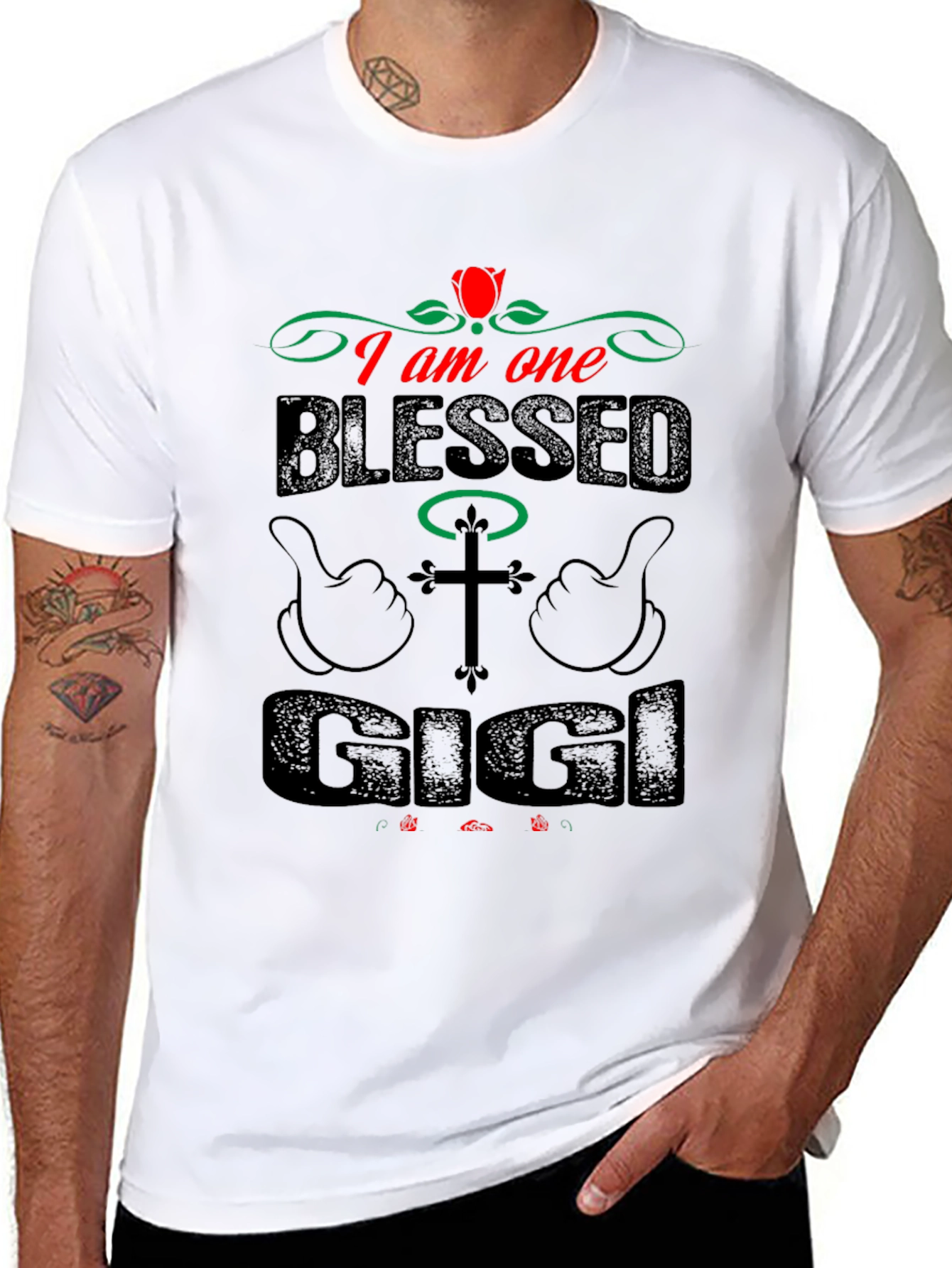 Blessed Gigi T-Shirt - Christian Graphic Tee
