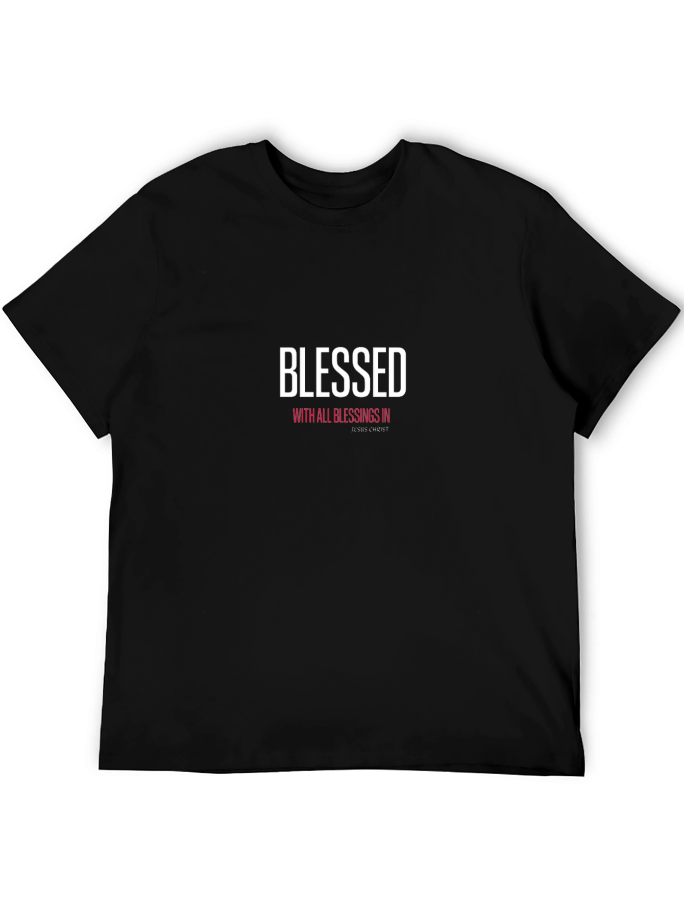 Blessed Graphic Black Tee