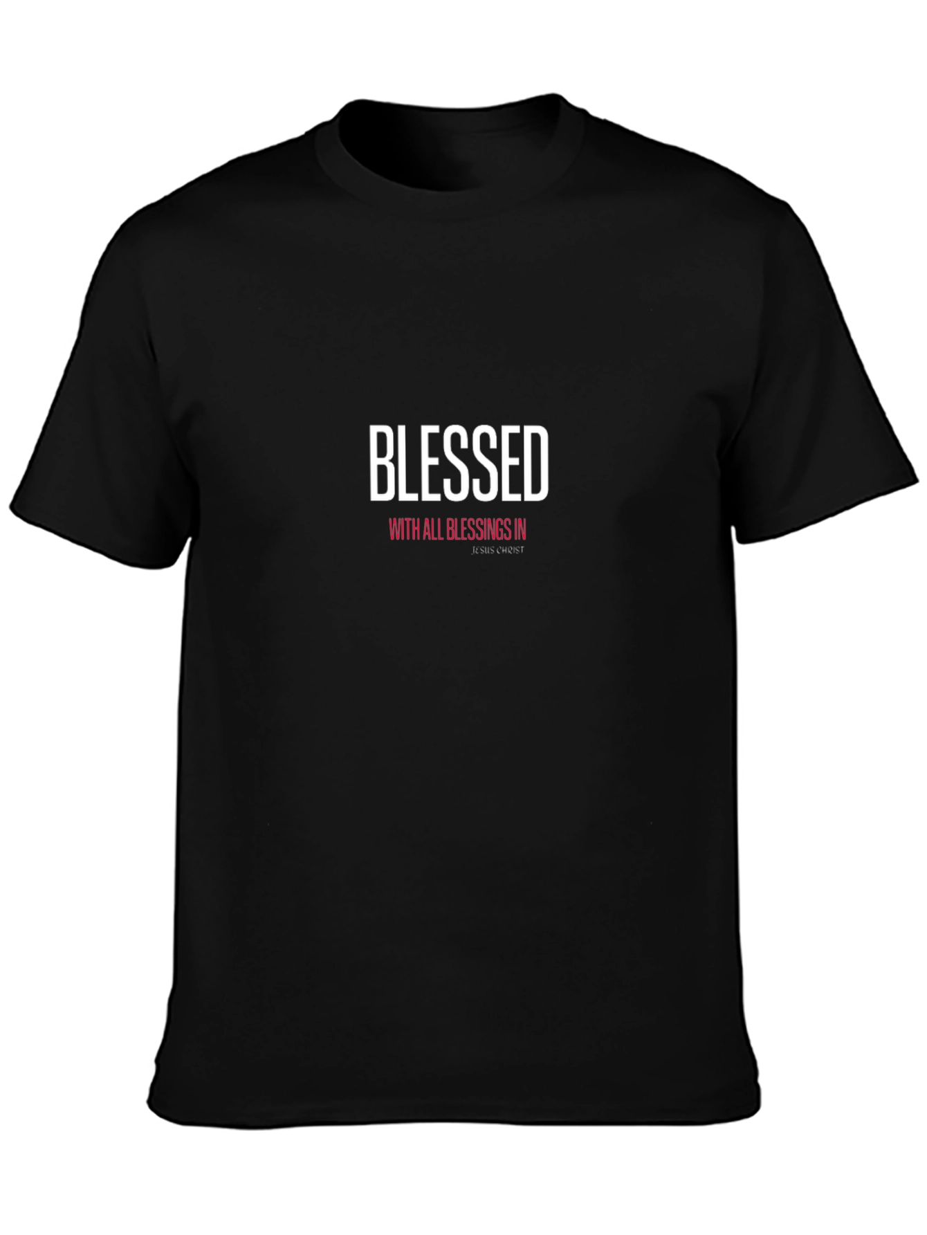 Blessed Graphic Black Tee