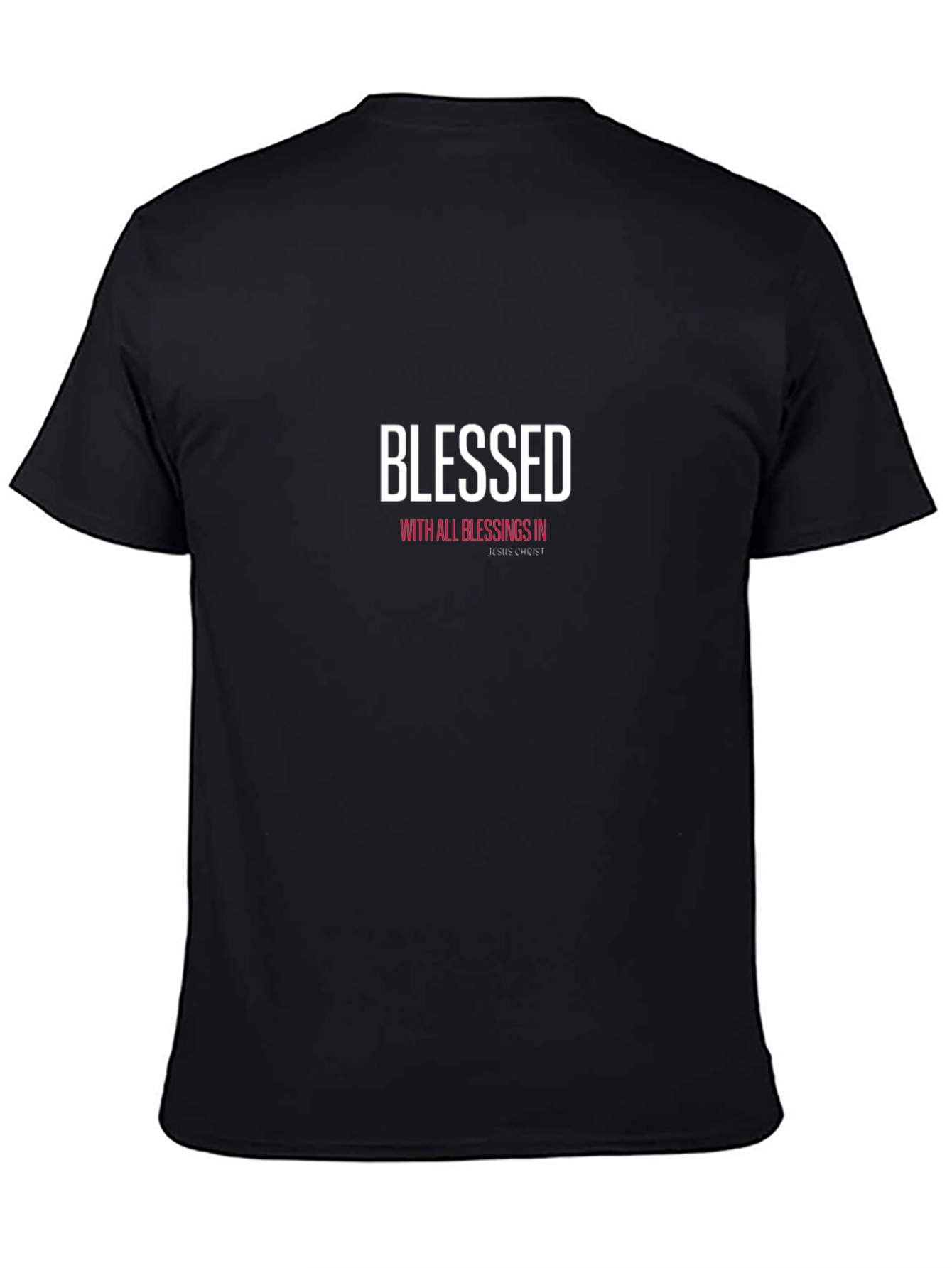 Blessed Graphic Black Tee