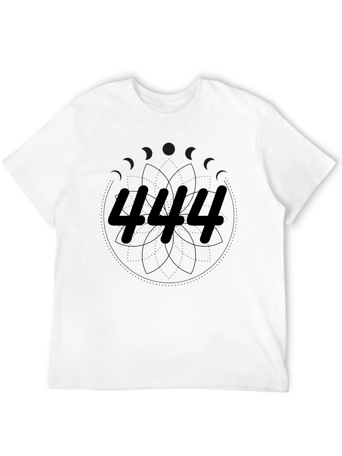 444 Graphic Tee - Unisex Black T-Shirt