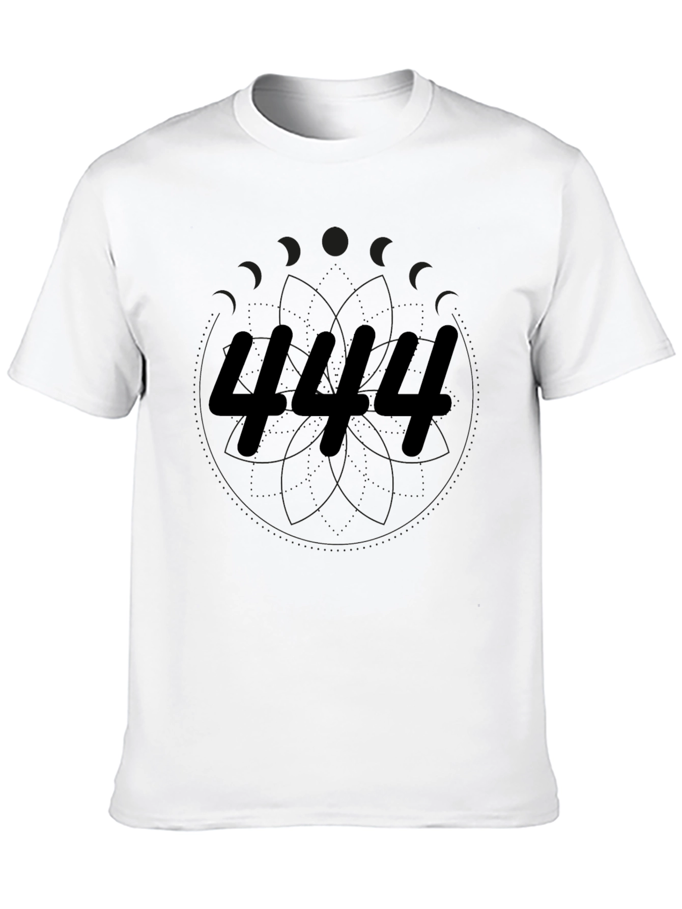 444 Graphic Tee - Unisex Black T-Shirt