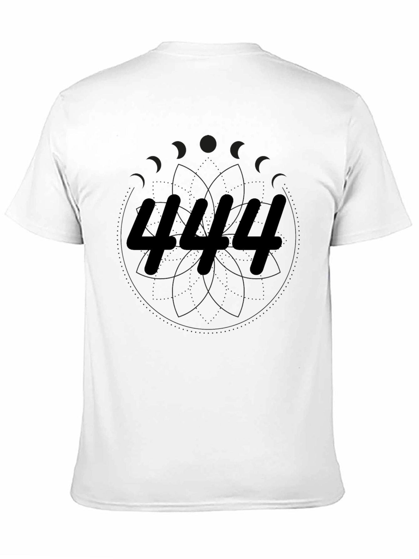 444 Graphic Tee - Unisex Black T-Shirt