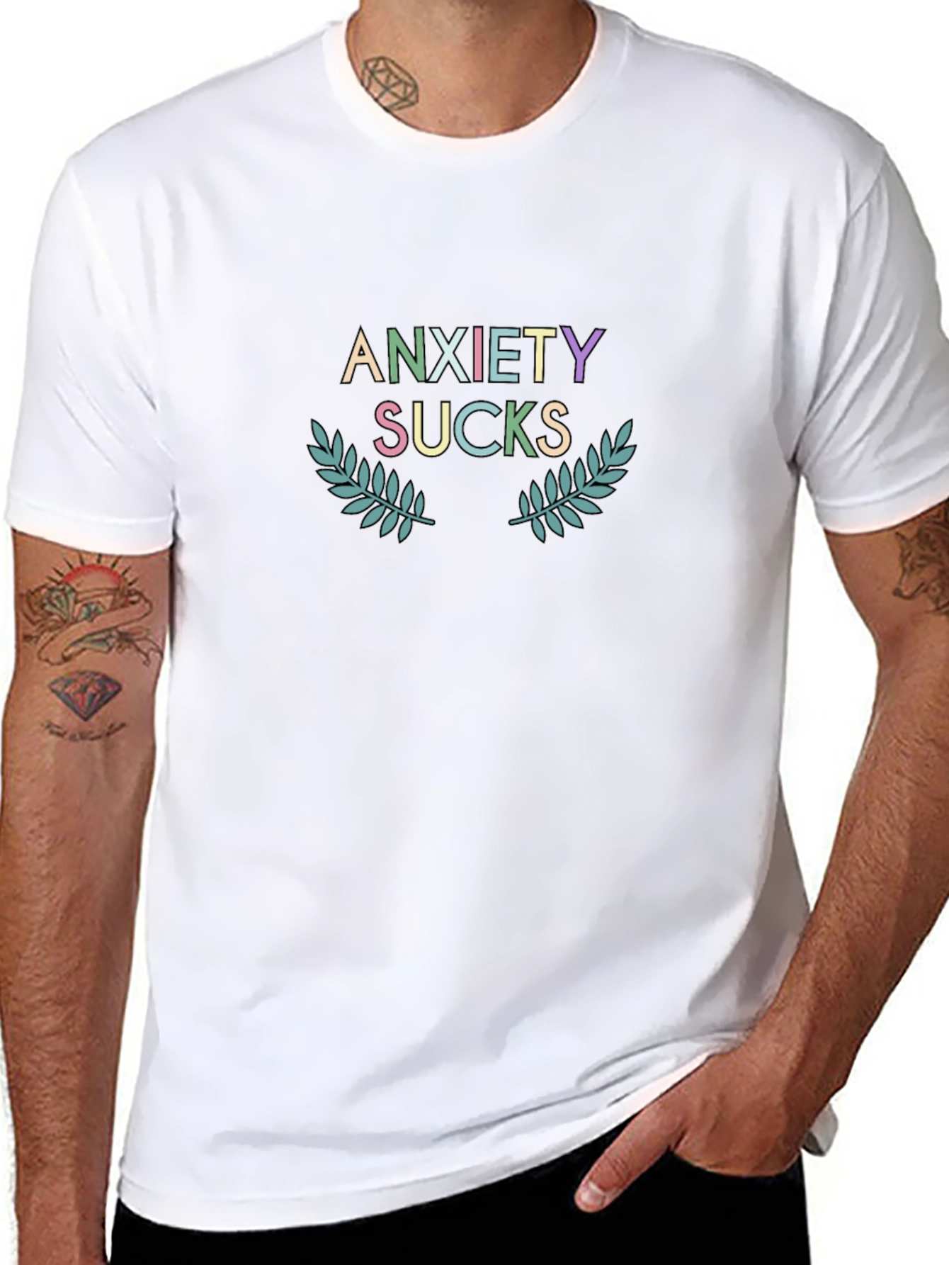 Anxiety Sucks Graphic T-Shirt