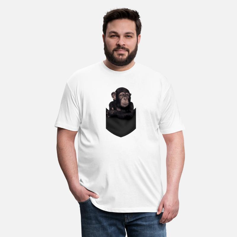 Baby Chimpanzee In Pocket Great Apes Africa