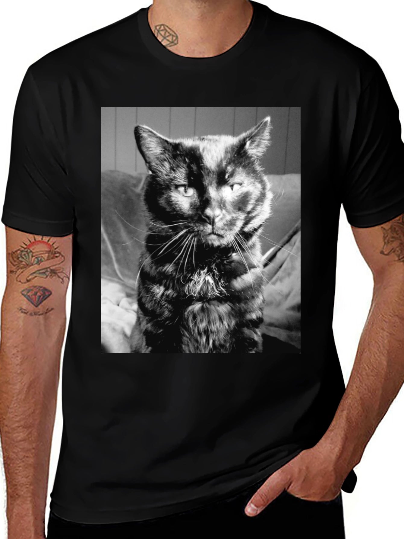 Cool Cat Black T-Shirt
