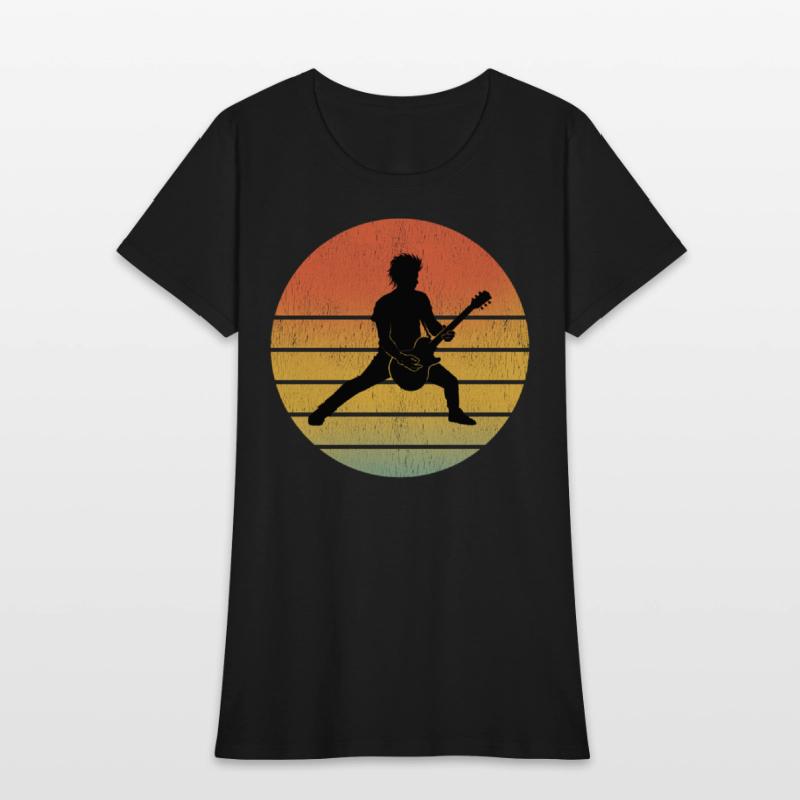 Bass Guitar Player Musician Bassist Vintage Retro