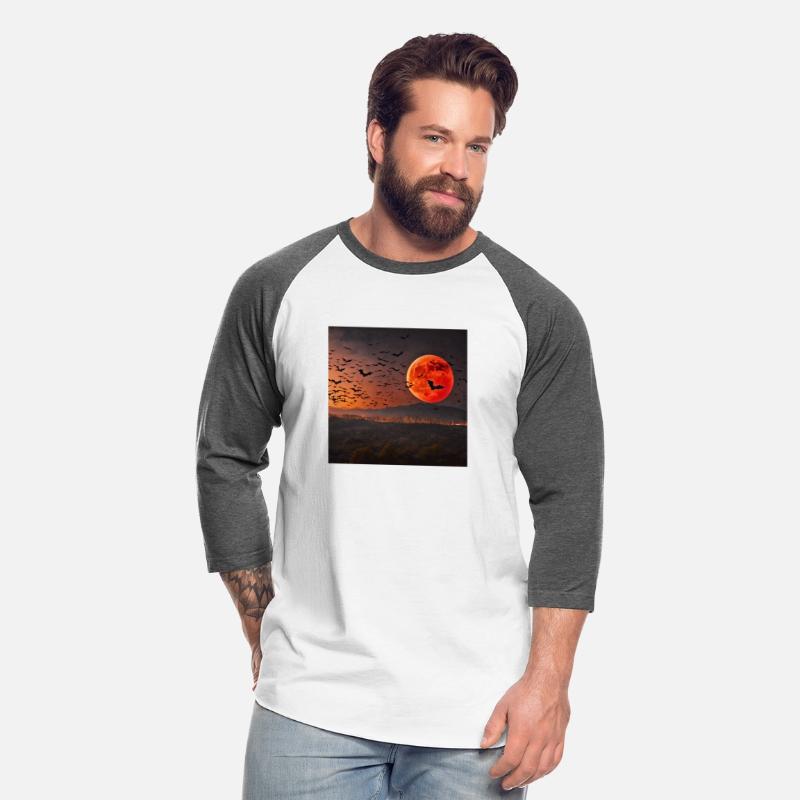 Bat Swarm blood-red moon