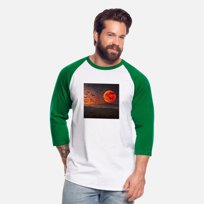 Bat Swarm blood-red moon