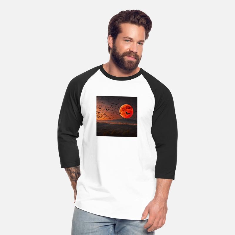 Bat Swarm blood-red moon