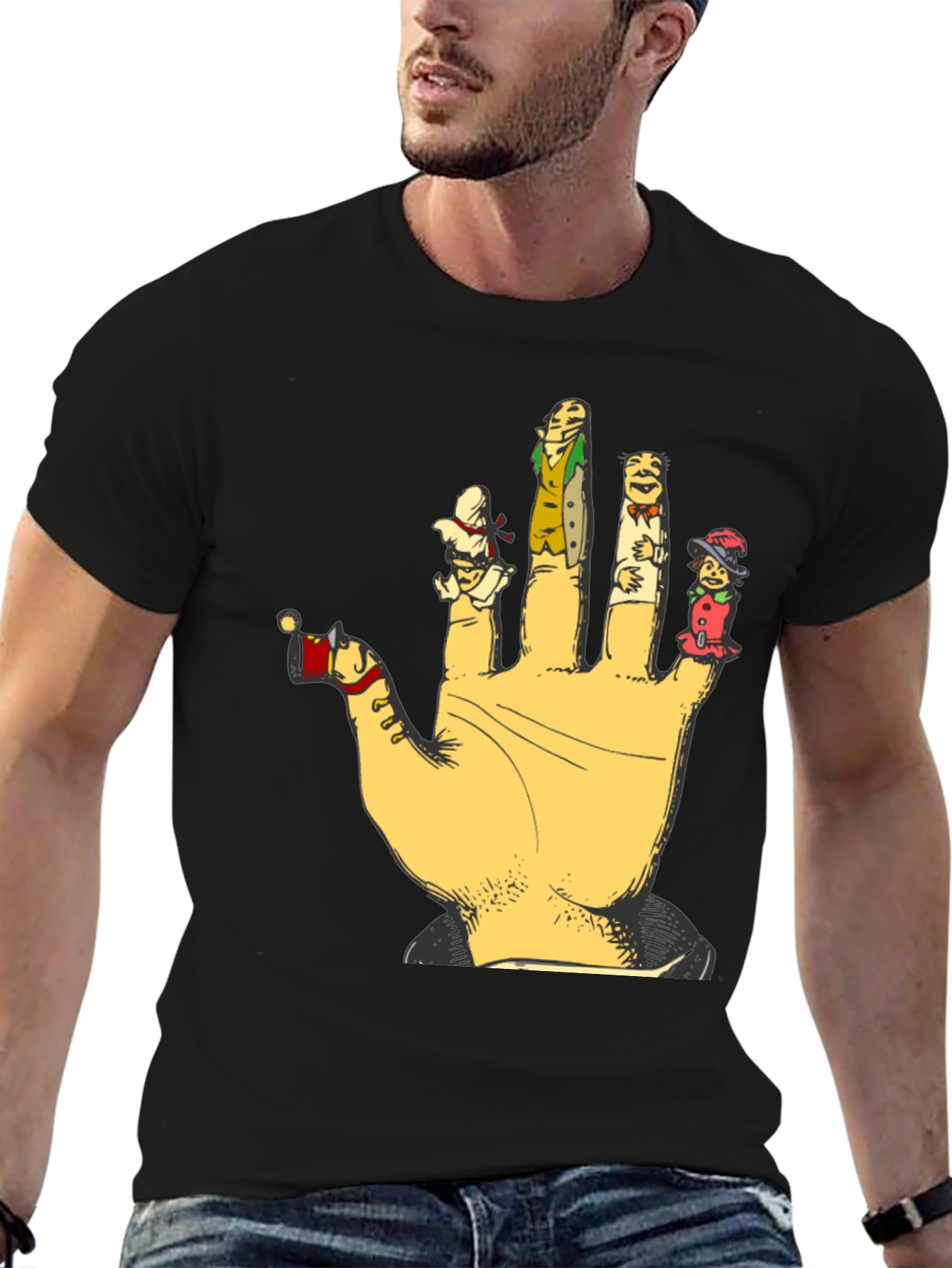 Finger Puppets Graphic T-Shirt