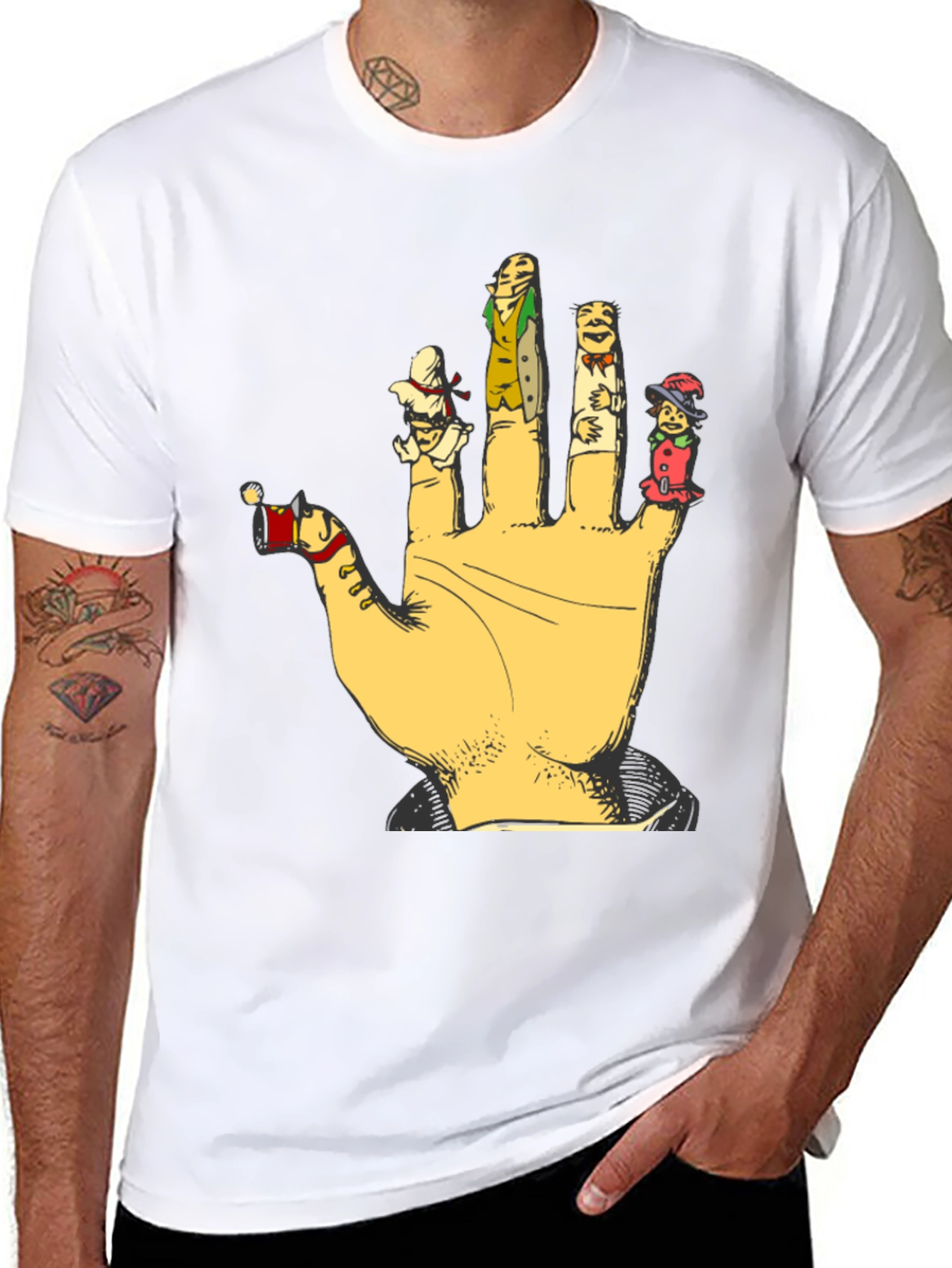 Finger Puppets Graphic T-Shirt